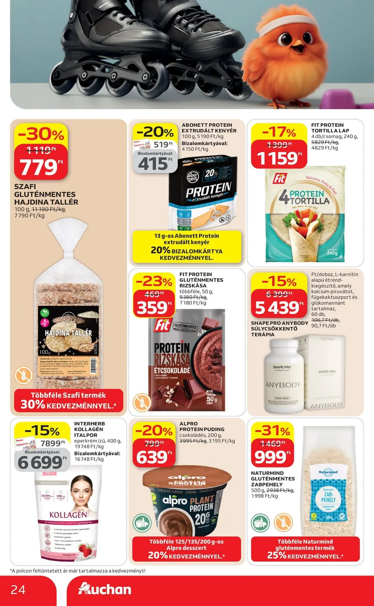 Auchan - Auchan újság érvényessége 2026.04.15-ig - 2026.04.08. -tól/töl > akció, lapozható szórólap 🛍️ | Oldal: 24