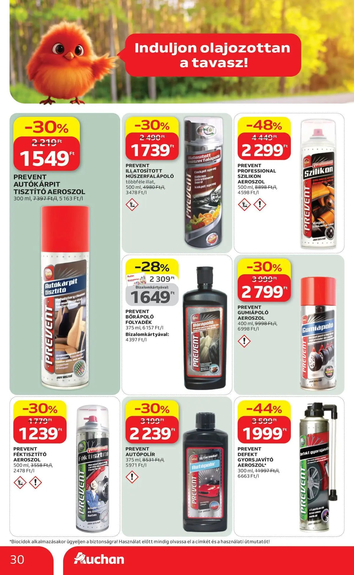 Auchan - Auchan újság érvényessége 2026.04.15-ig - 2026.04.08. -tól/töl > akció, lapozható szórólap 🛍️ | Oldal: 30