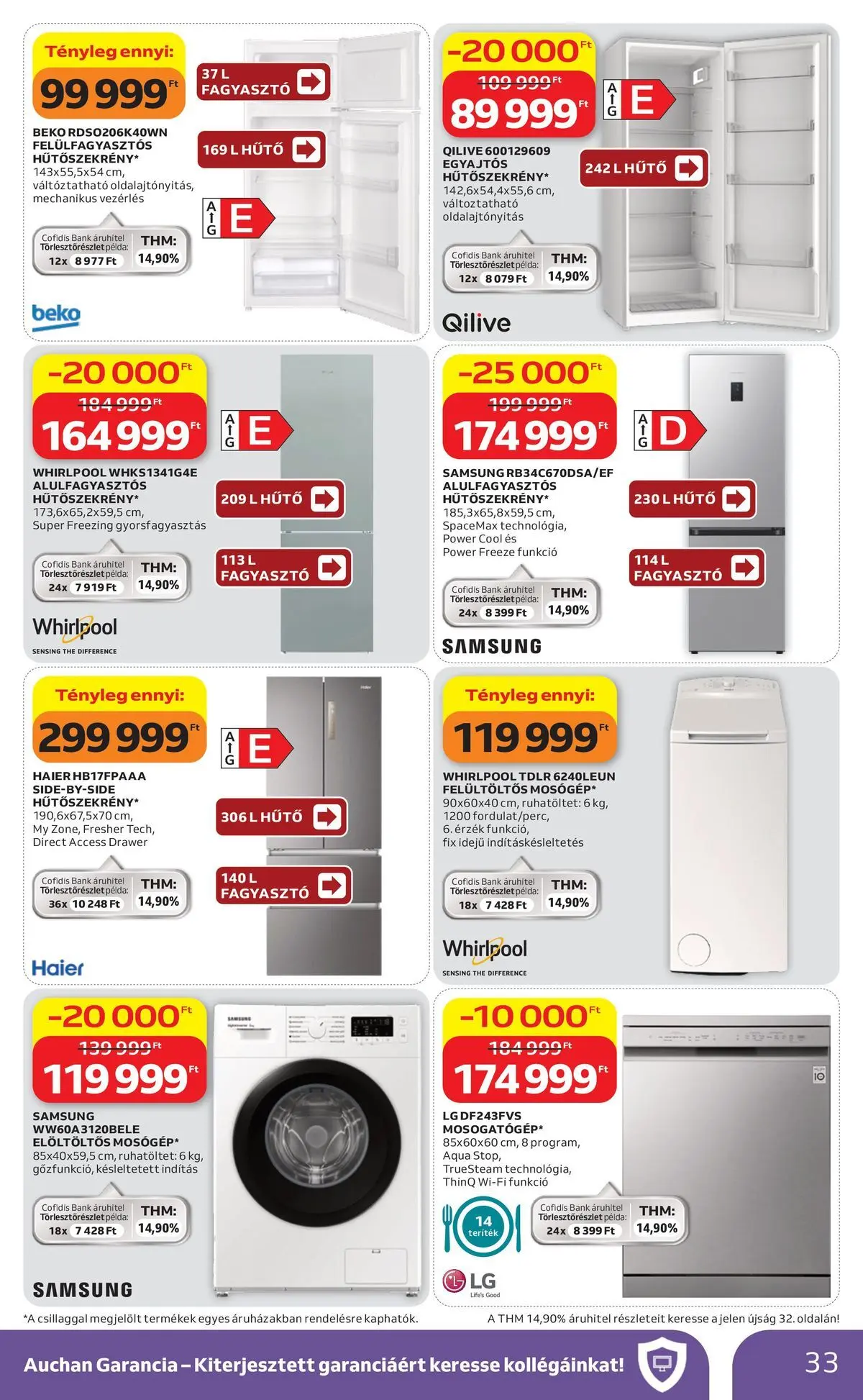 Auchan - Auchan újság érvényessége 2026.04.15-ig - 2026.04.08. -tól/töl > akció, lapozható szórólap 🛍️ | Oldal: 33