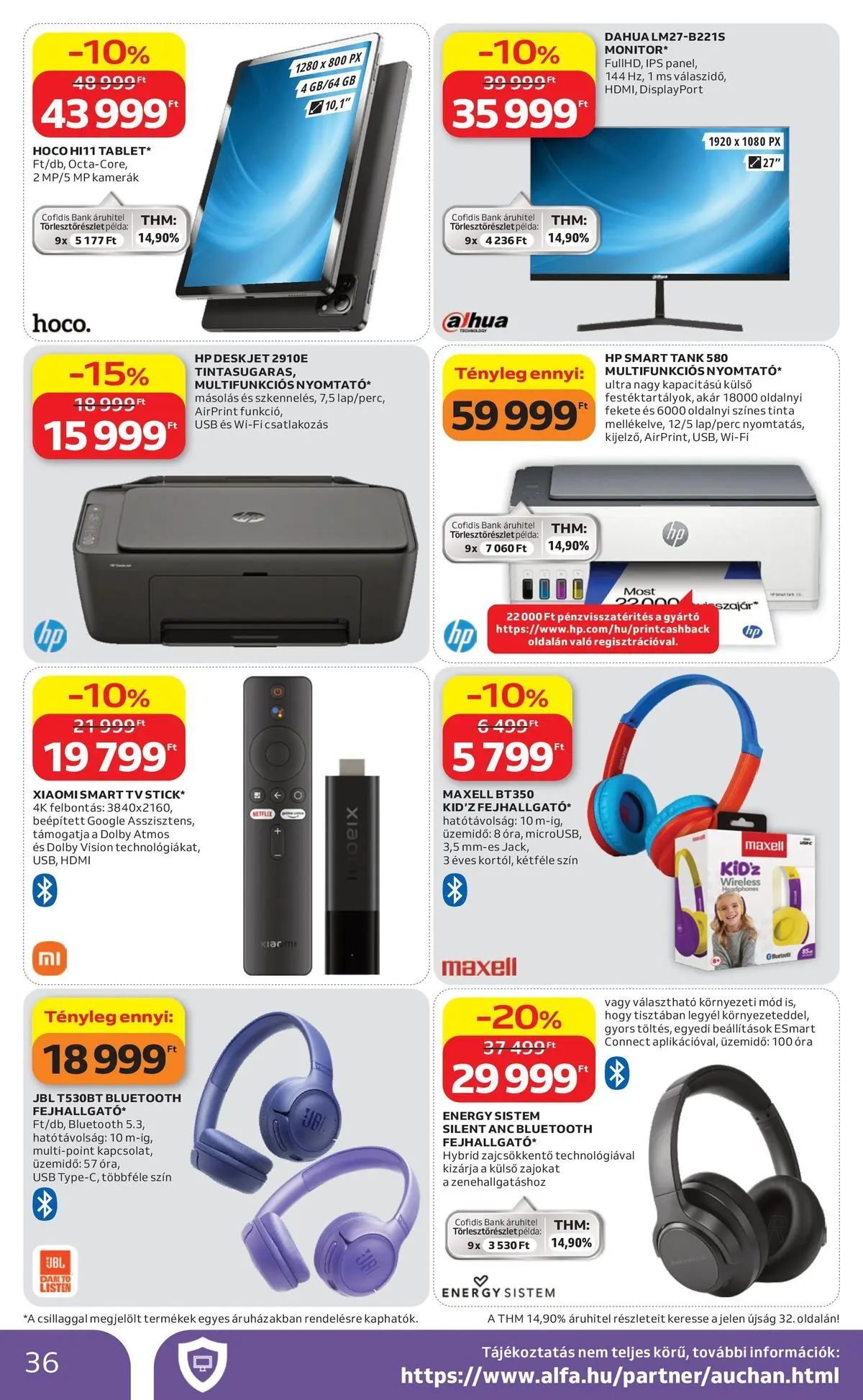 Auchan - Auchan újság érvényessége 2026.04.15-ig - 2026.04.08. -tól/töl > akció, lapozható szórólap 🛍️ | Oldal: 36