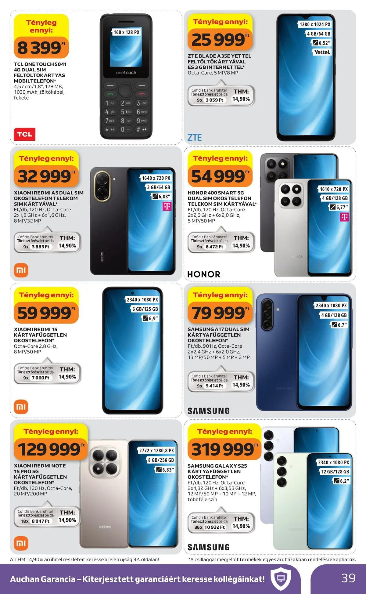 Auchan - Auchan újság érvényessége 2026.04.15-ig - 2026.04.08. -tól/töl > akció, lapozható szórólap 🛍️ | Oldal: 39