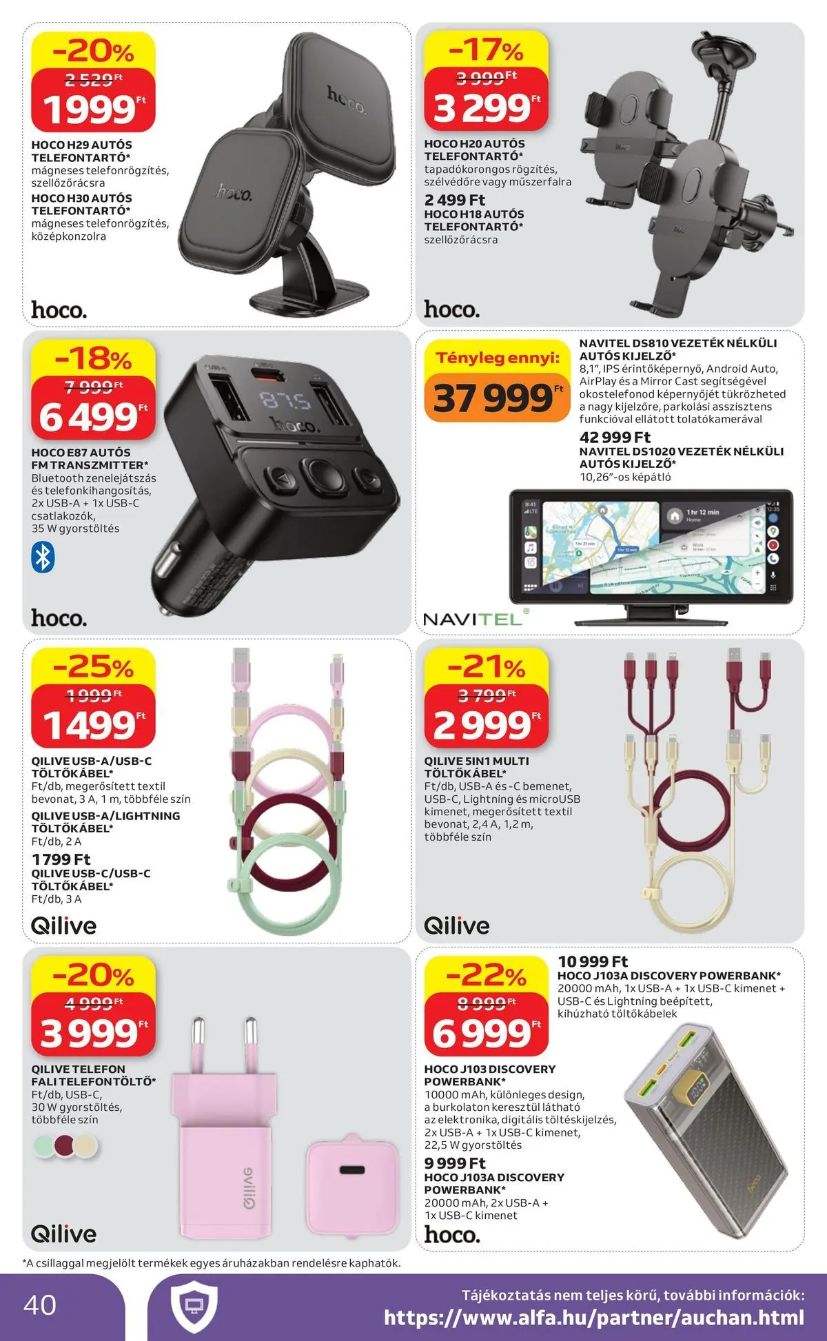 Auchan - Auchan újság érvényessége 2026.04.15-ig - 2026.04.08. -tól/töl > akció, lapozható szórólap 🛍️ | Oldal: 40