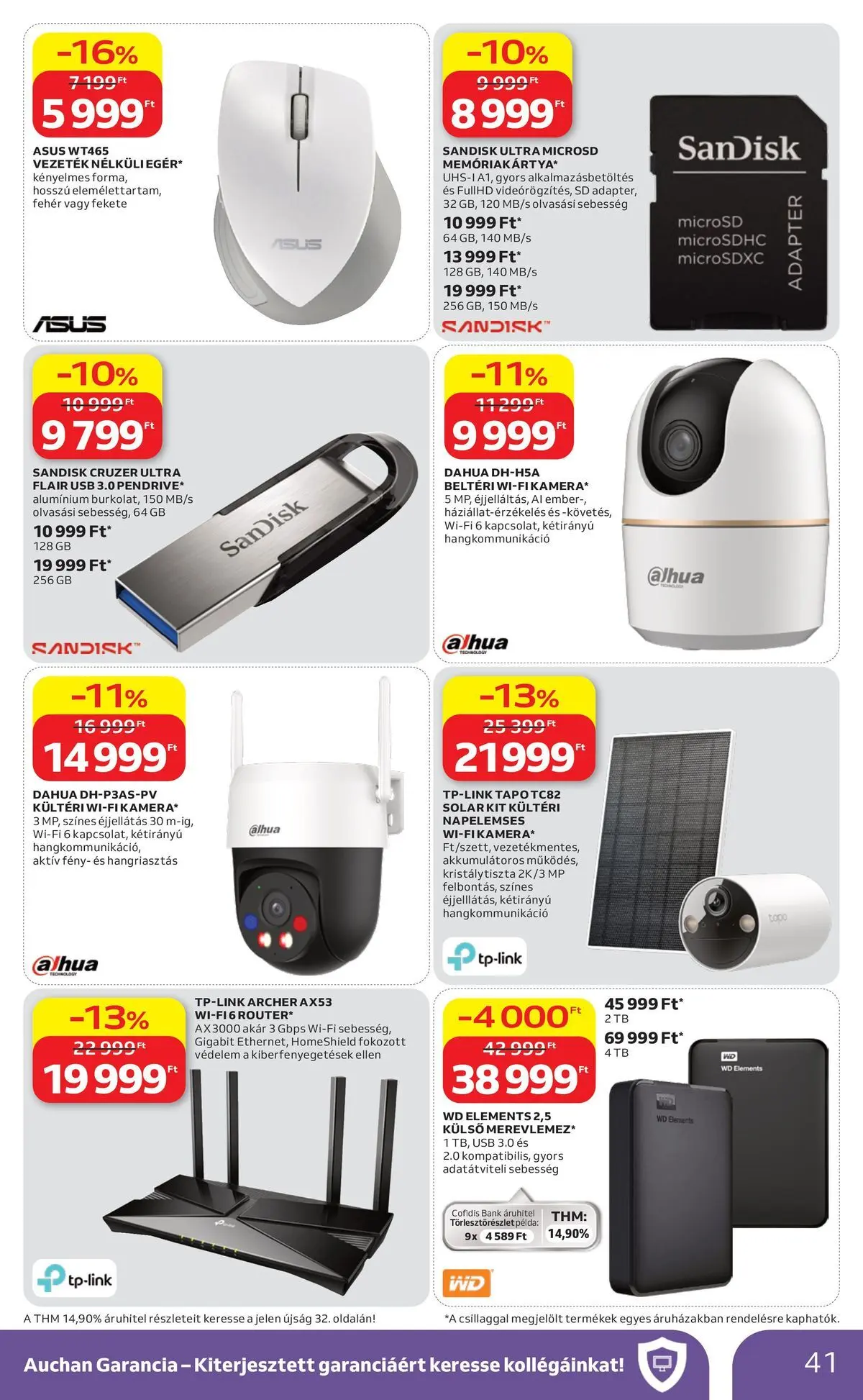 Auchan - Auchan újság érvényessége 2026.04.15-ig - 2026.04.08. -tól/töl > akció, lapozható szórólap 🛍️ | Oldal: 41