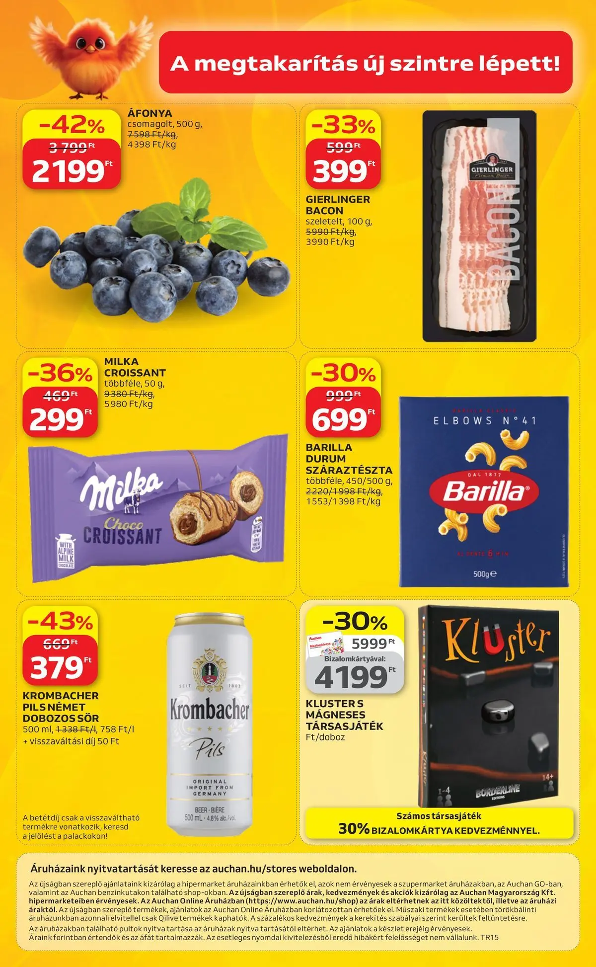 Auchan - Auchan újság érvényessége 2026.04.15-ig - 2026.04.08. -tól/töl > akció, lapozható szórólap 🛍️ | Oldal: 42