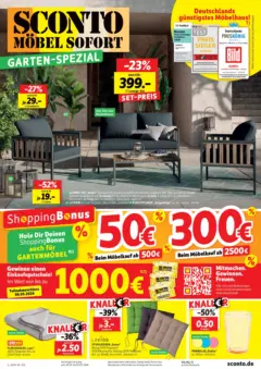 Sconto Prospekt Garten-spezial Erfurt ab 08.04.2026 gültig Sconto Prospekt Garten-spezial Erfurt ab 08.04.2026 gültig