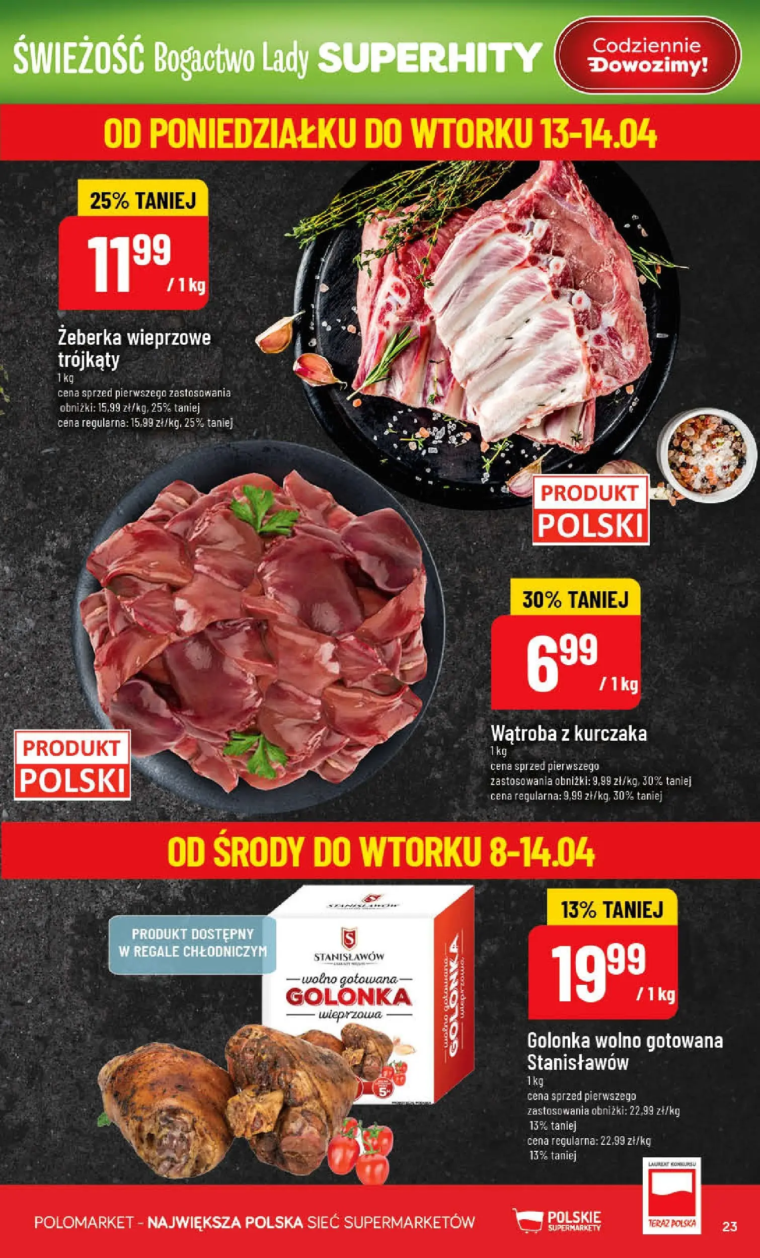 Nowa POLOmarket gazetka od jutra 08.04.2026 | Strona: 23