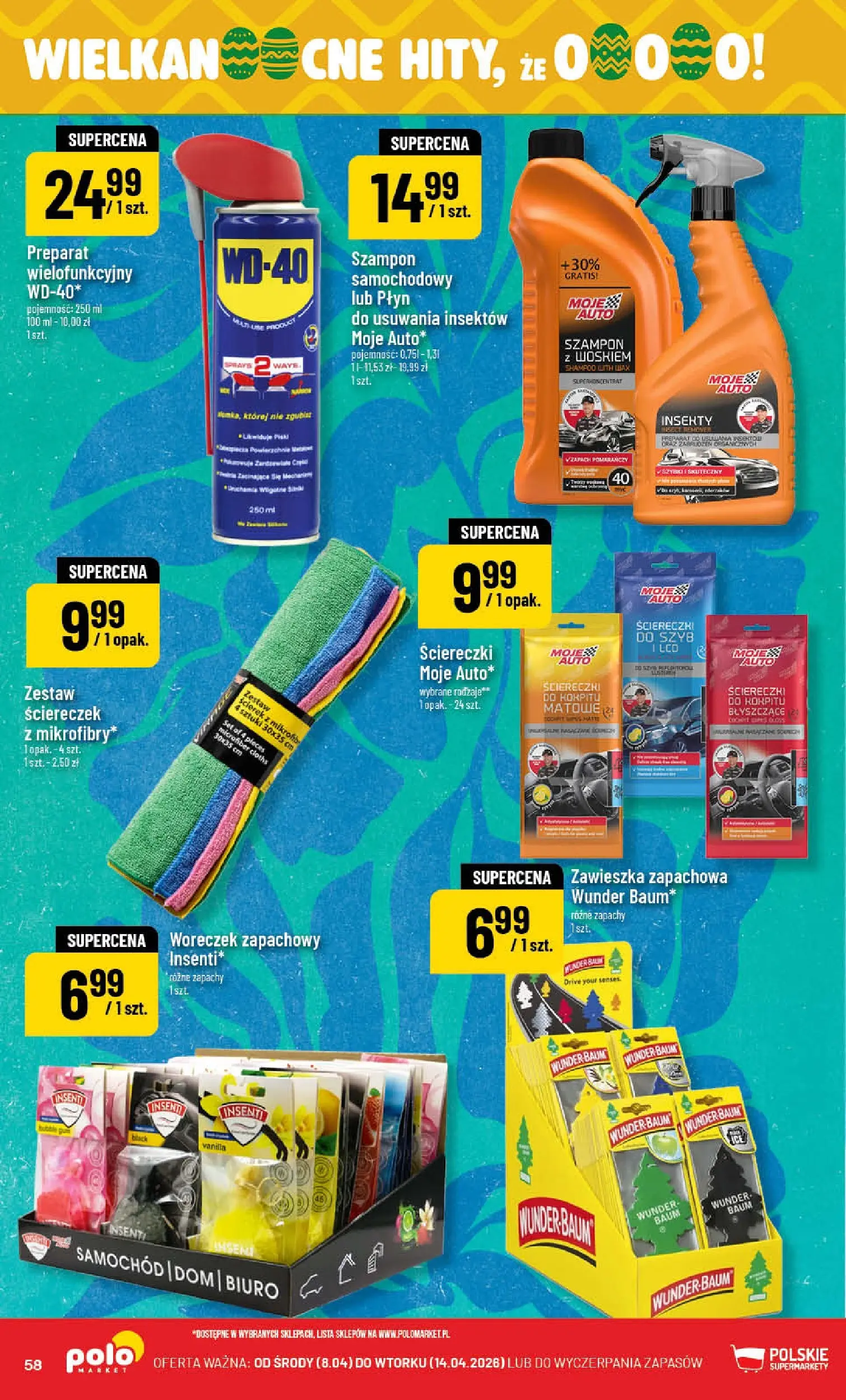Nowa POLOmarket gazetka od jutra 08.04.2026 | Strona: 58 | Produkty: Szampon