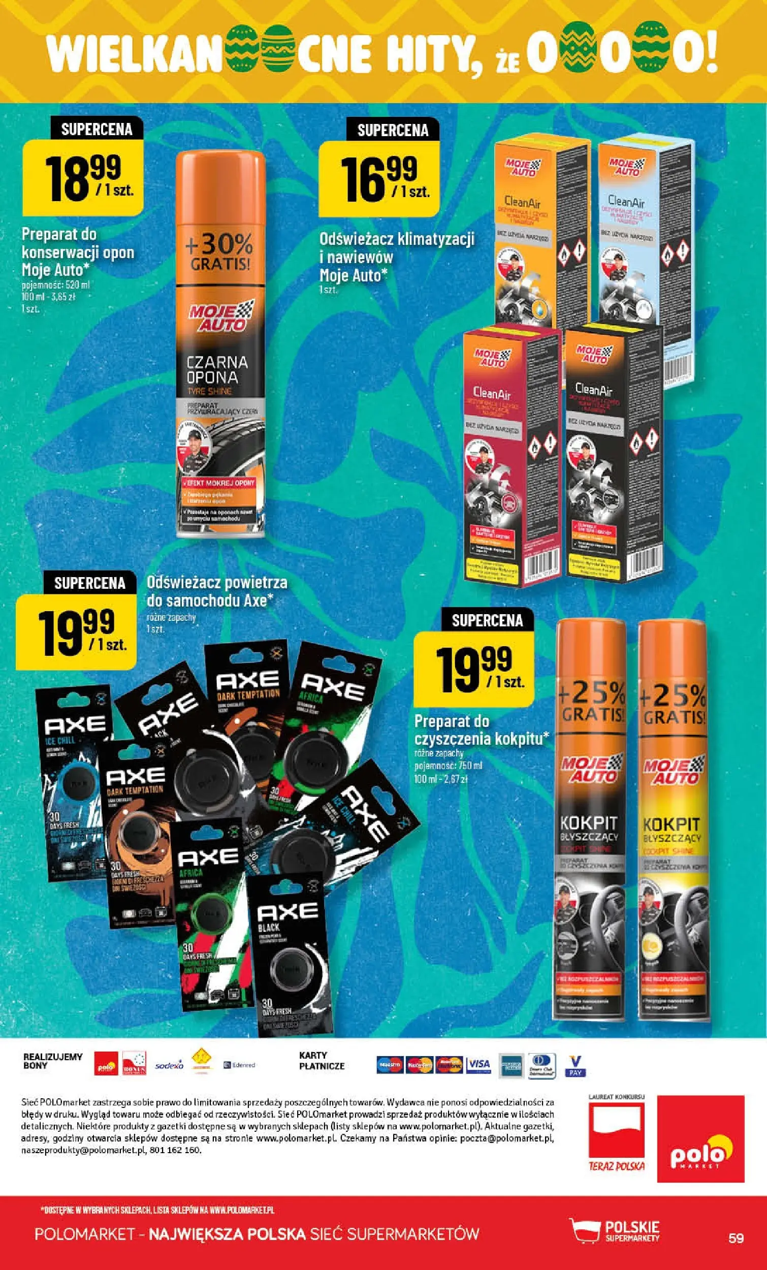 Nowa POLOmarket gazetka od jutra 08.04.2026 | Strona: 59 | Produkty: Odświeżacz, Odświeżacz powietrza