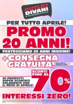 Outlet divani Promo 20 anni - al 30.04.2026