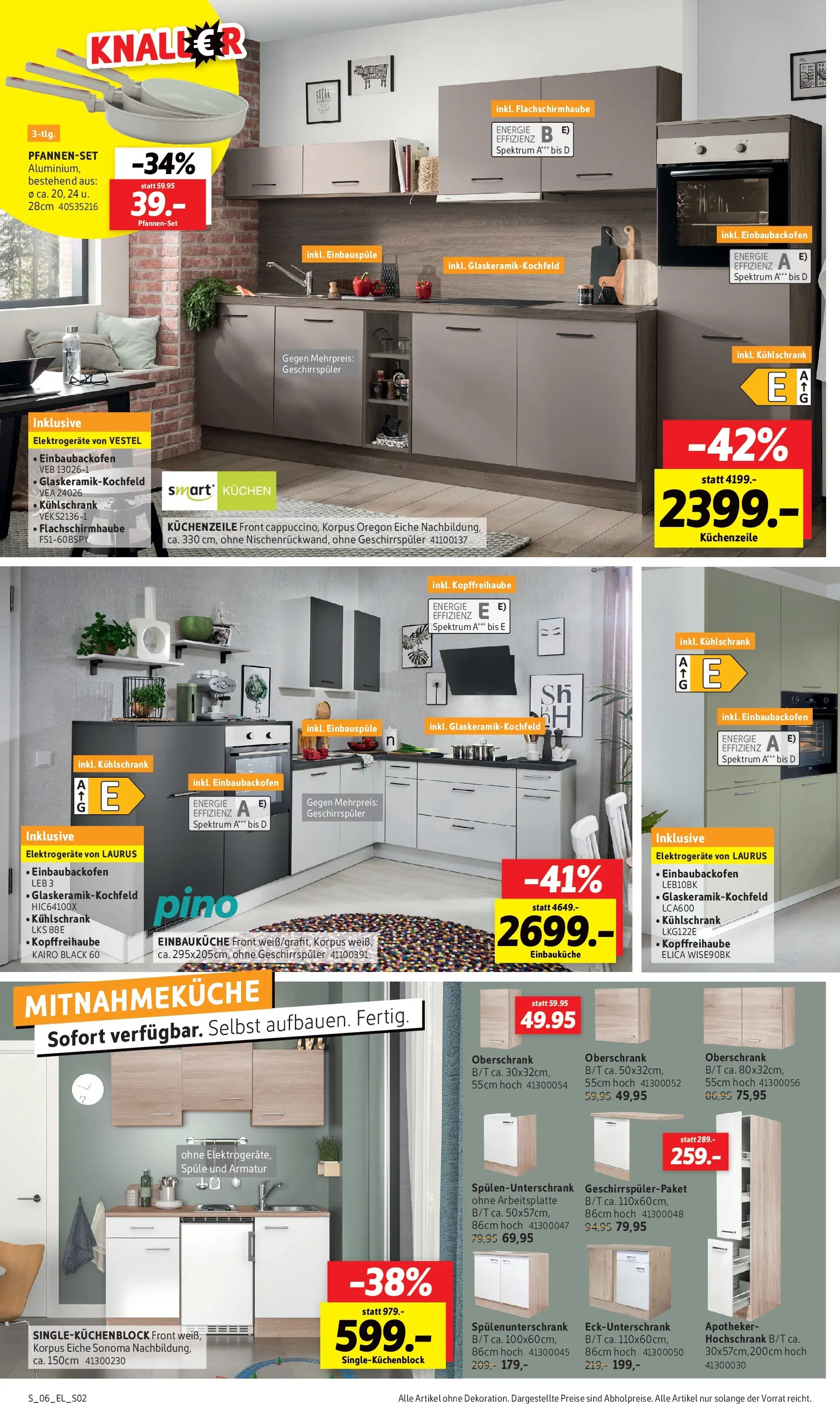 Sconto Küchenspezial Erfurt (ab 08.04.2026) zum Blättern | Seite: 2 | Produkte: Geschirrspüler, Küchenzeile, Kühlschrank, Armatur