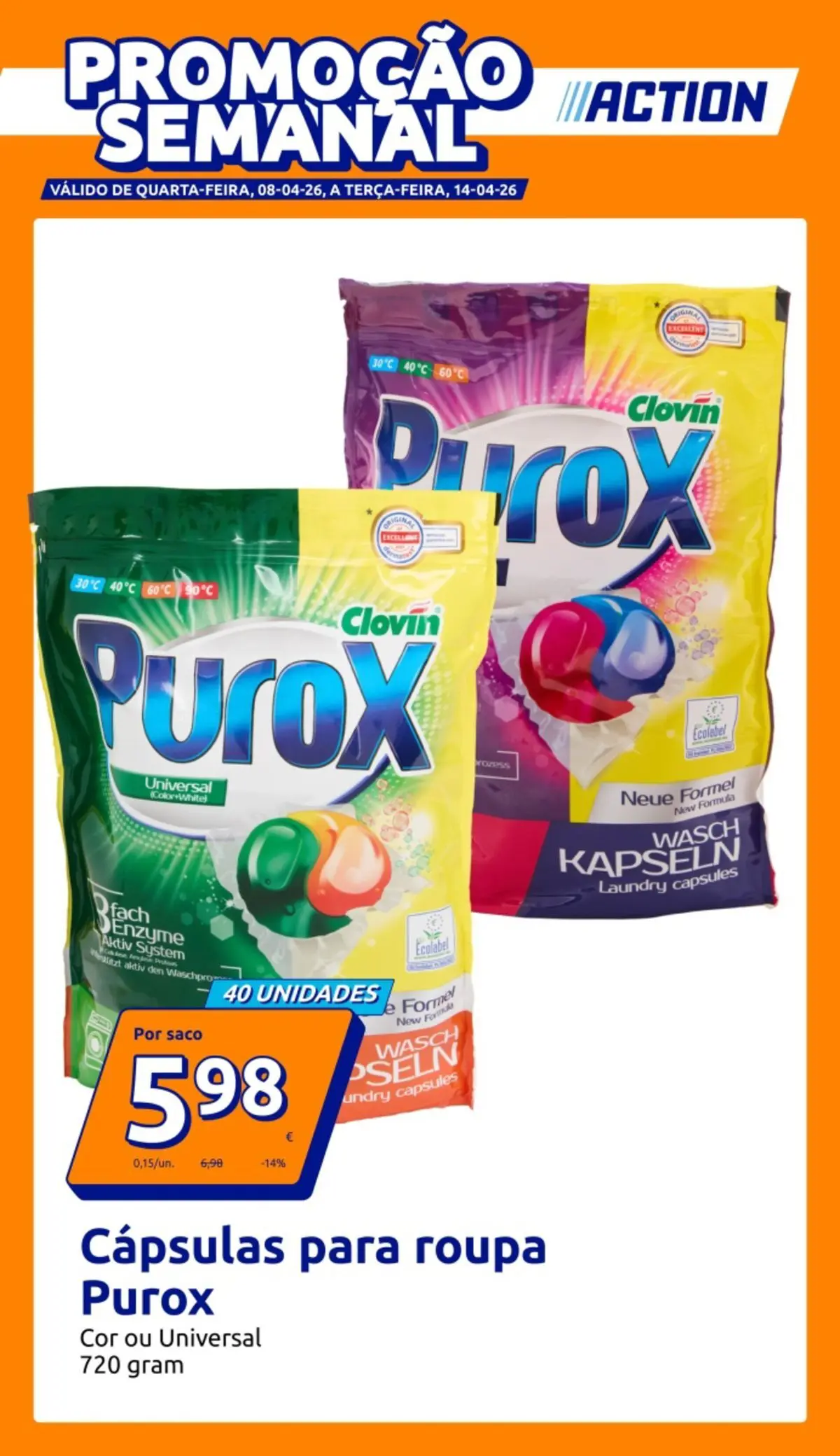 Action - Preços extremamente baixos » de 08/04/2026 - 14/04/2026 | Página: 1
