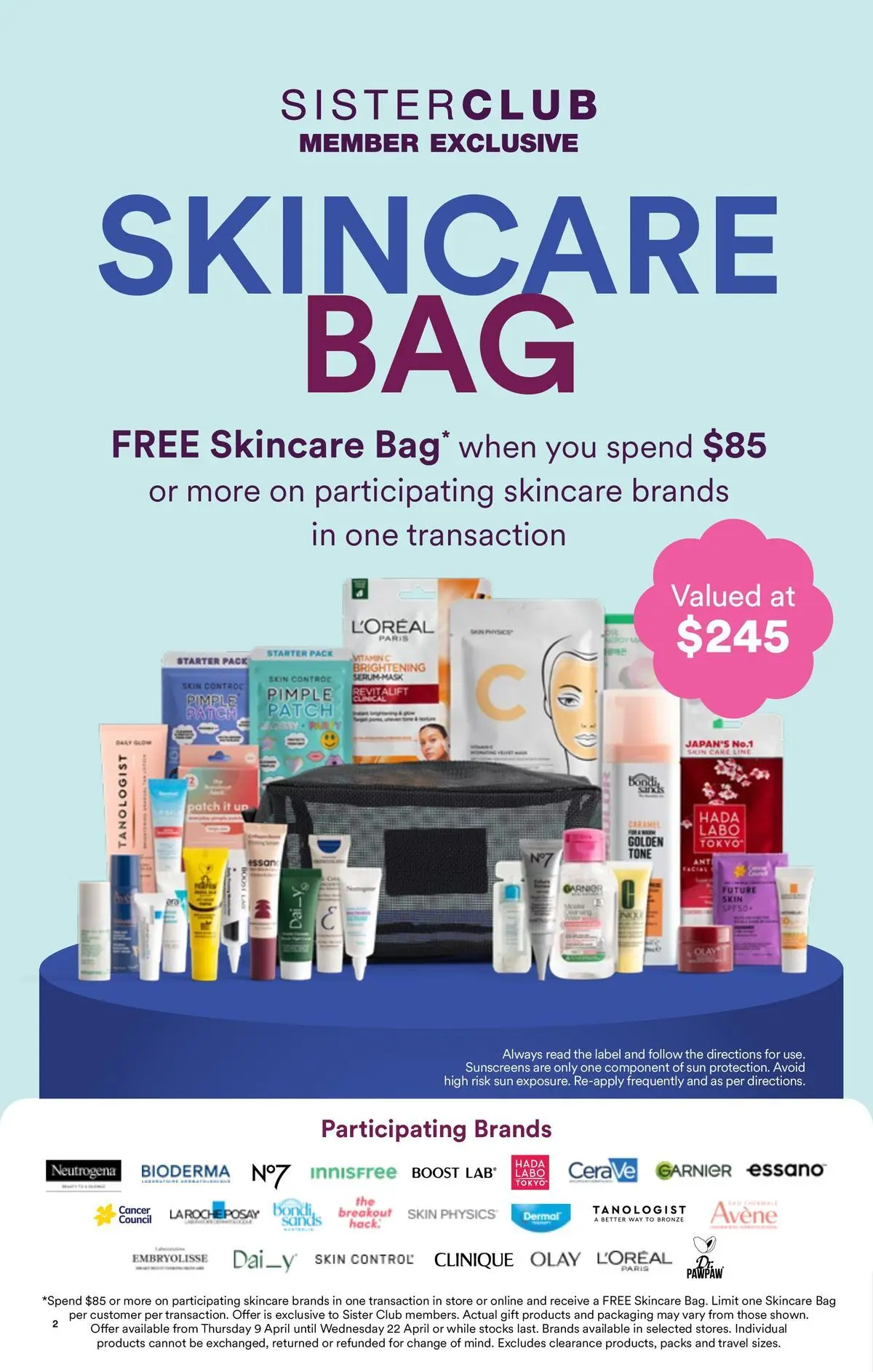 Priceline Pharmacy catalogue Armidale - 08/04/2026 > weekly / monthly specials | Page: 2 | Products: Bag