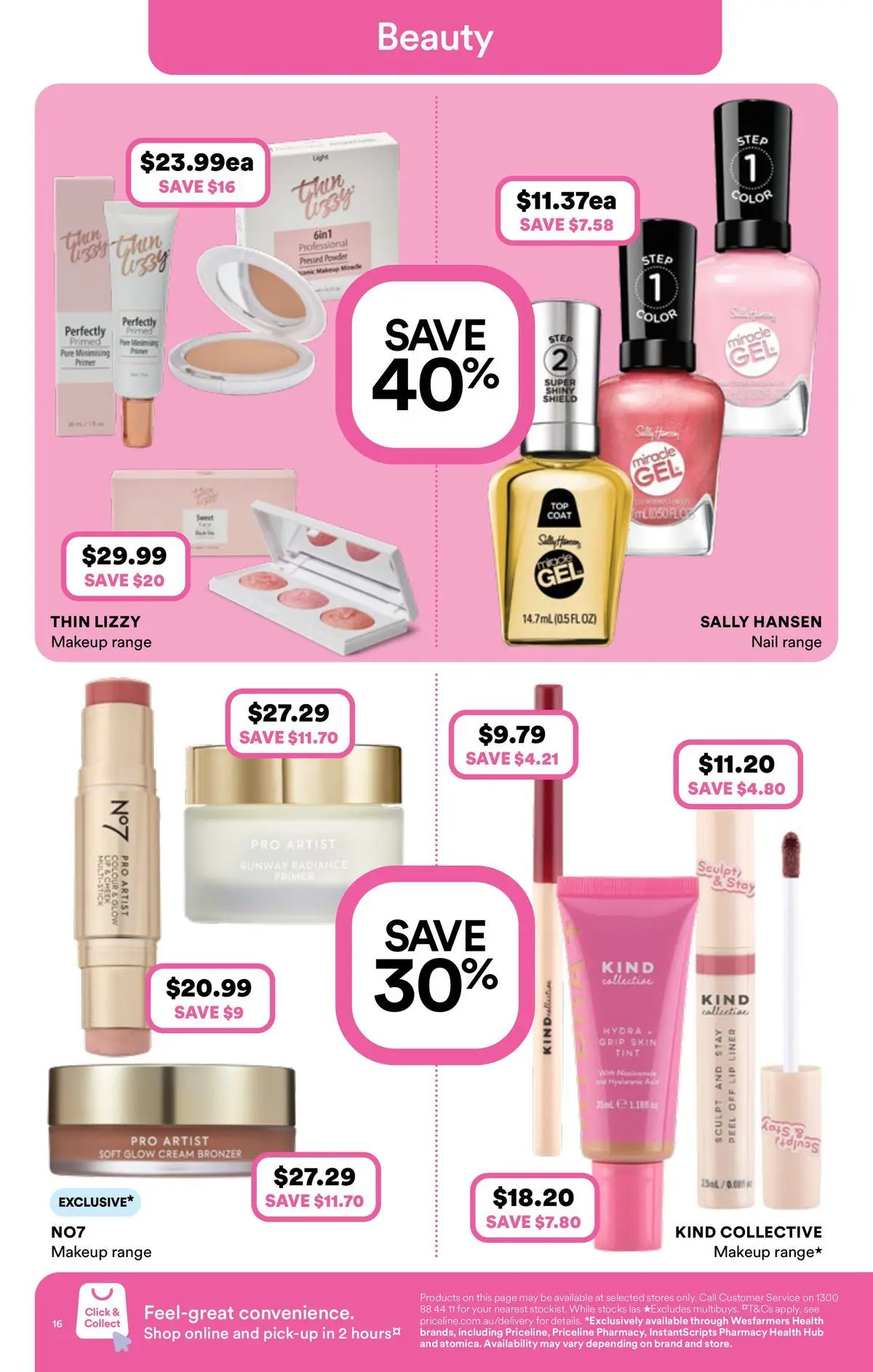 Priceline Pharmacy catalogue Armidale - 08/04/2026 > weekly / monthly specials | Page: 16 | Products: Light, Peel, Cream, Lip liner