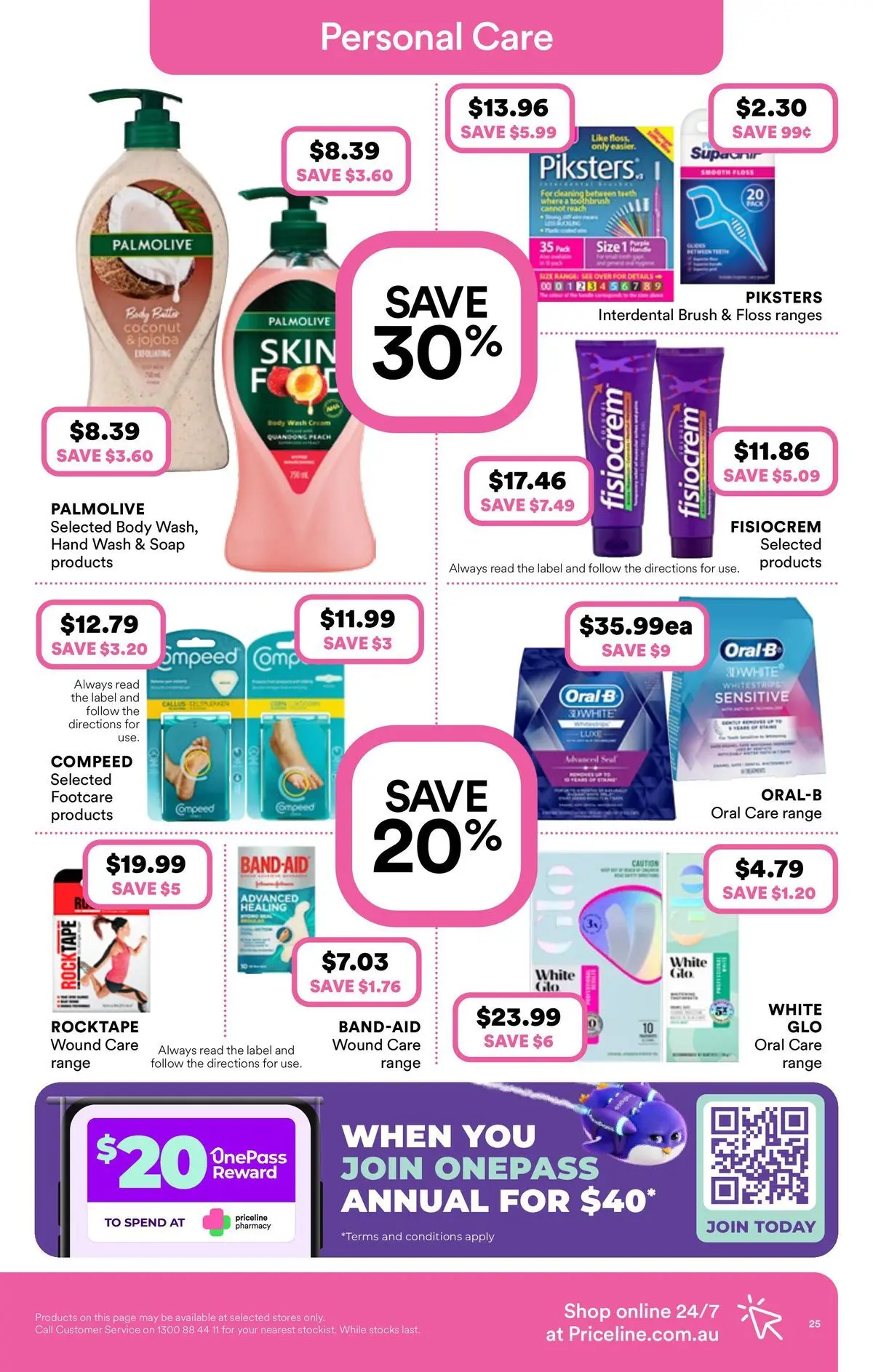 Priceline Pharmacy catalogue Armidale - 08/04/2026 > weekly / monthly specials | Page: 25 | Products: Brush, Soap, Toothbrush, Hand wash