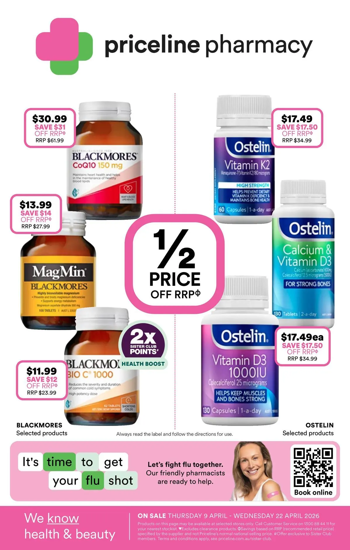 Priceline Pharmacy catalogue Armidale - 08/04/2026 > weekly / monthly specials | Page: 32 | Products: Tablets, Vitamin