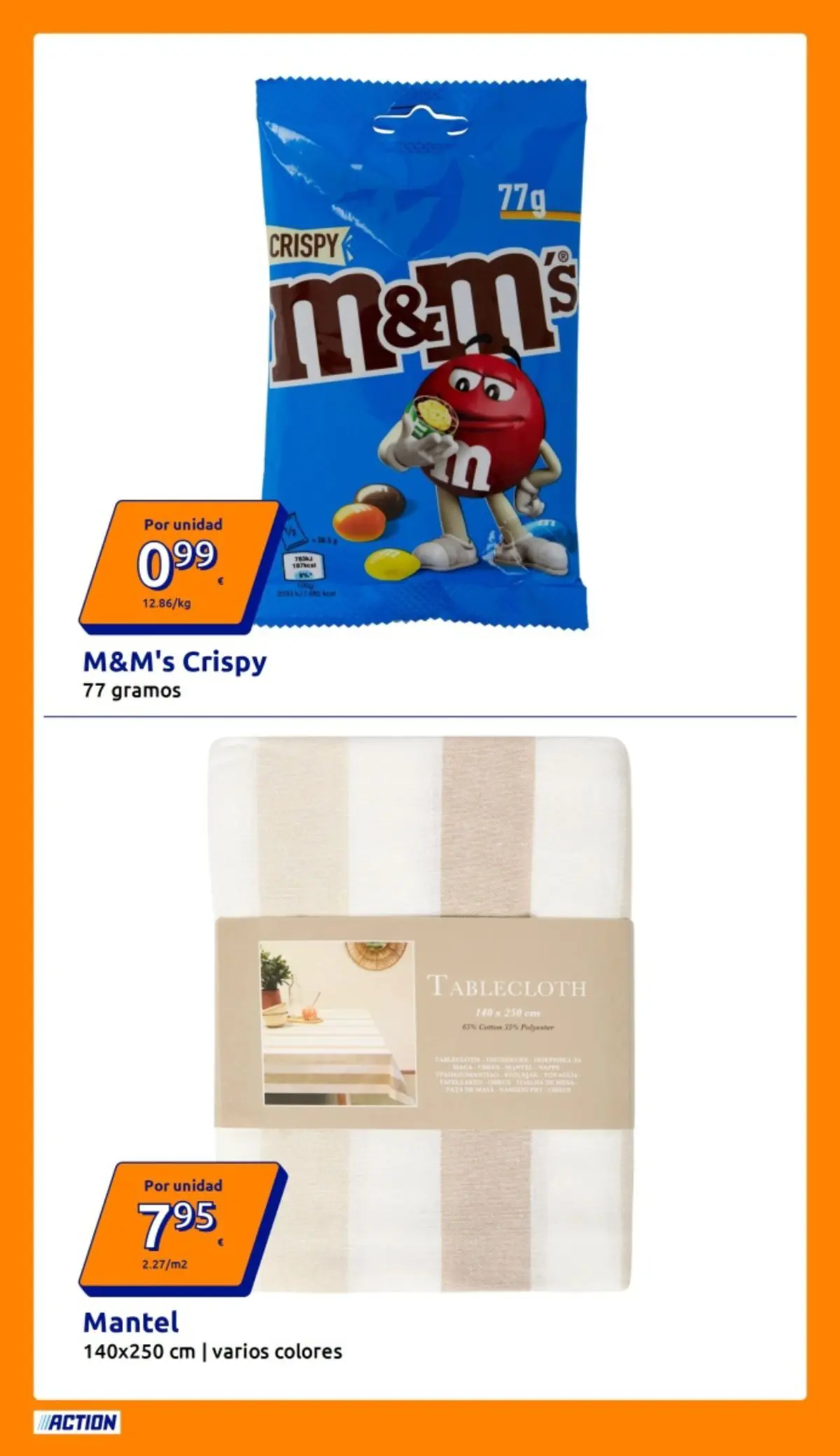 Action folleto 08/04/2026 - 14/04/2026 | Página: 18 | Productos: Mantel