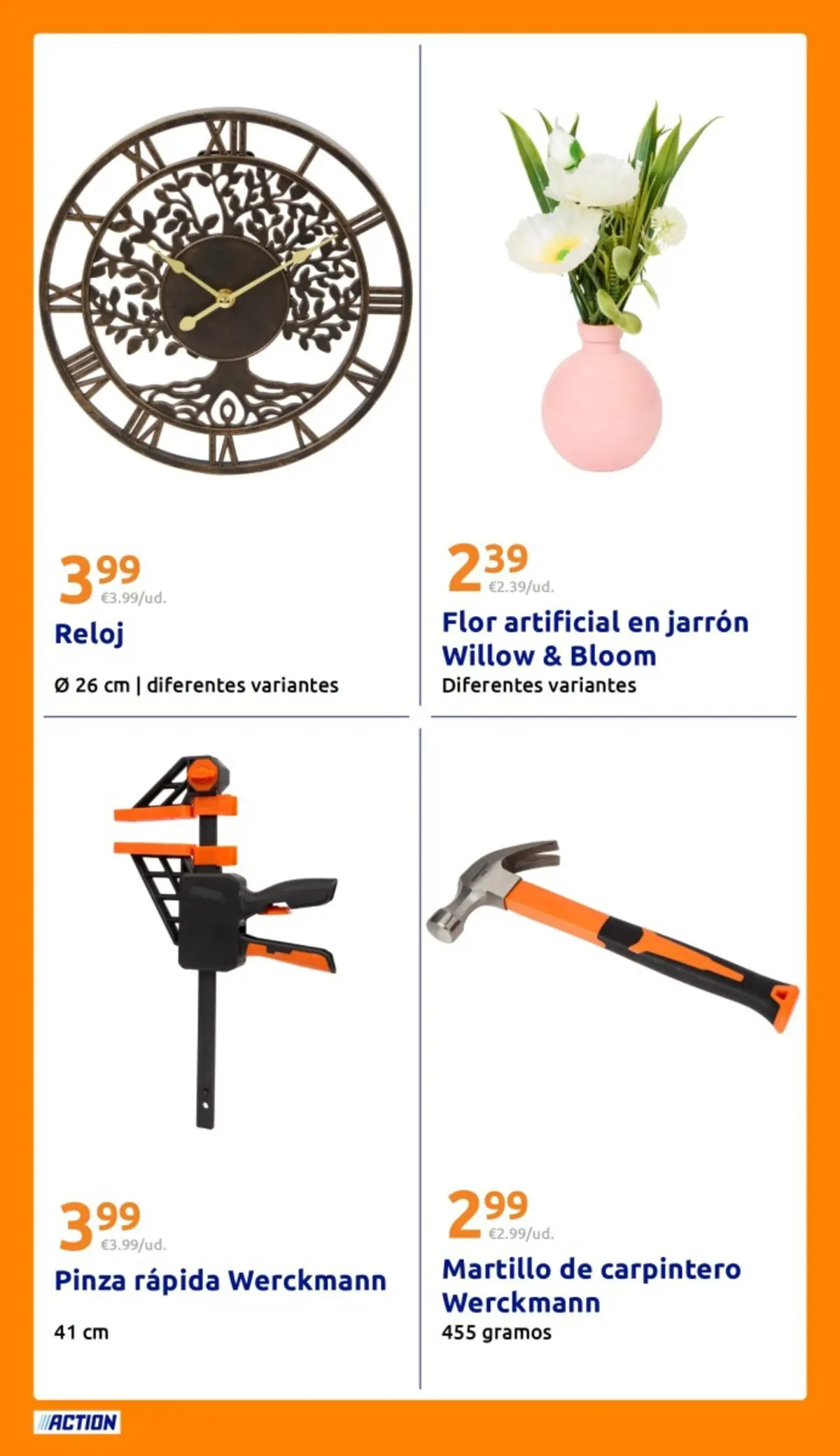 Action folleto 08/04/2026 - 14/04/2026 | Página: 24 | Productos: Reloj, Jarrón