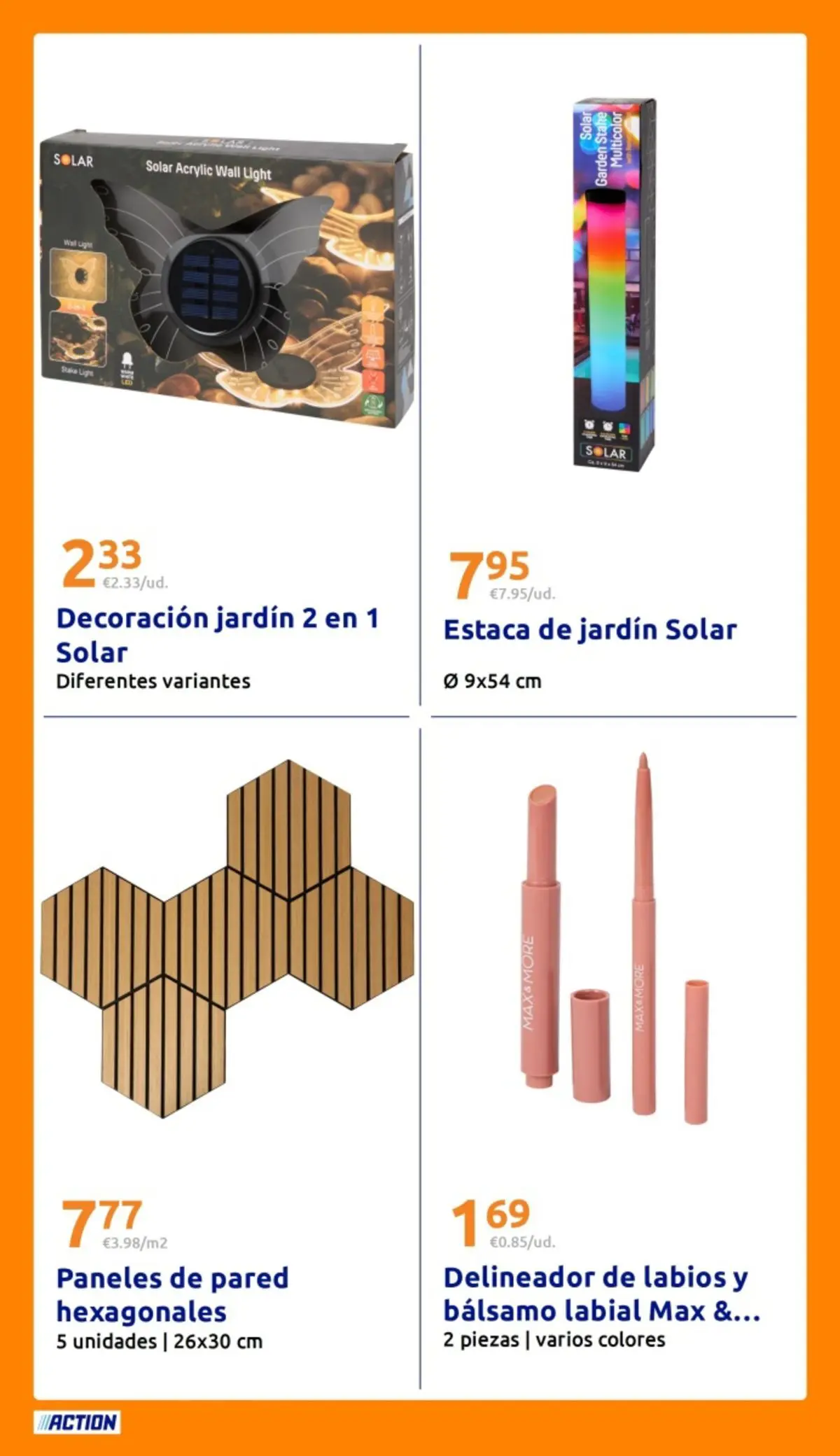 Action folleto 08/04/2026 - 14/04/2026 | Página: 29 | Productos: Delineador, Bálsamo labial, Delineador de labios