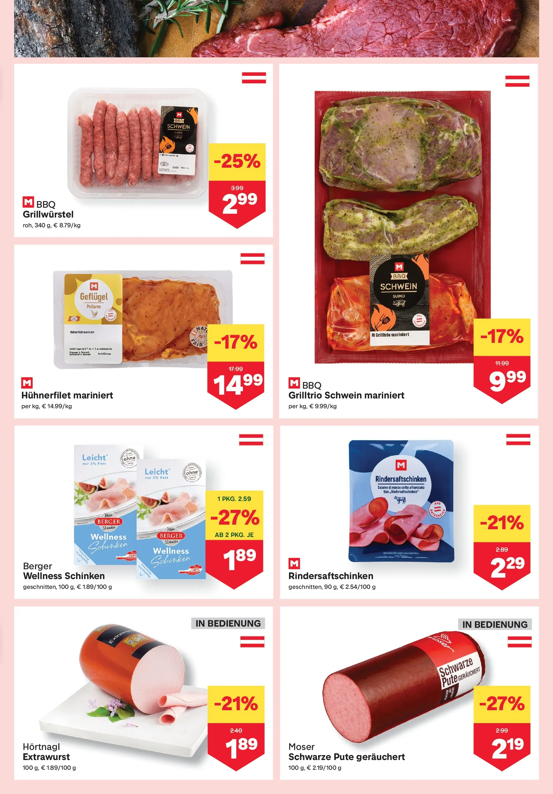 MPREIS Steyr von 15.04.2026 - Aktuelle Angebote | Seite: 3 | Produkte: Schinken