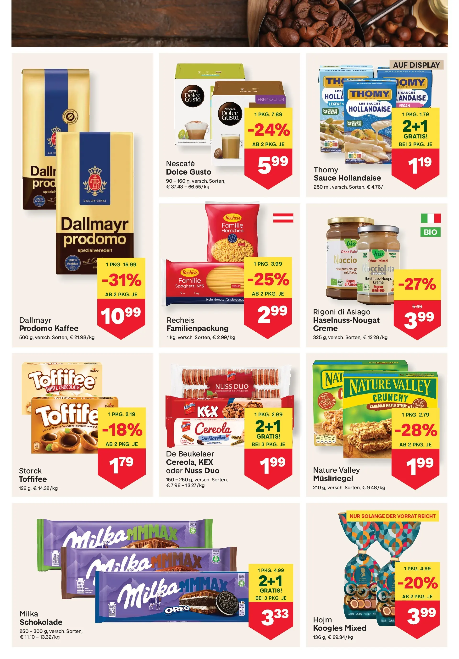 MPREIS Steyr von 15.04.2026 - Aktuelle Angebote | Seite: 6 | Produkte: Creme, Hajdina liszt, Kaffee, Schokolade