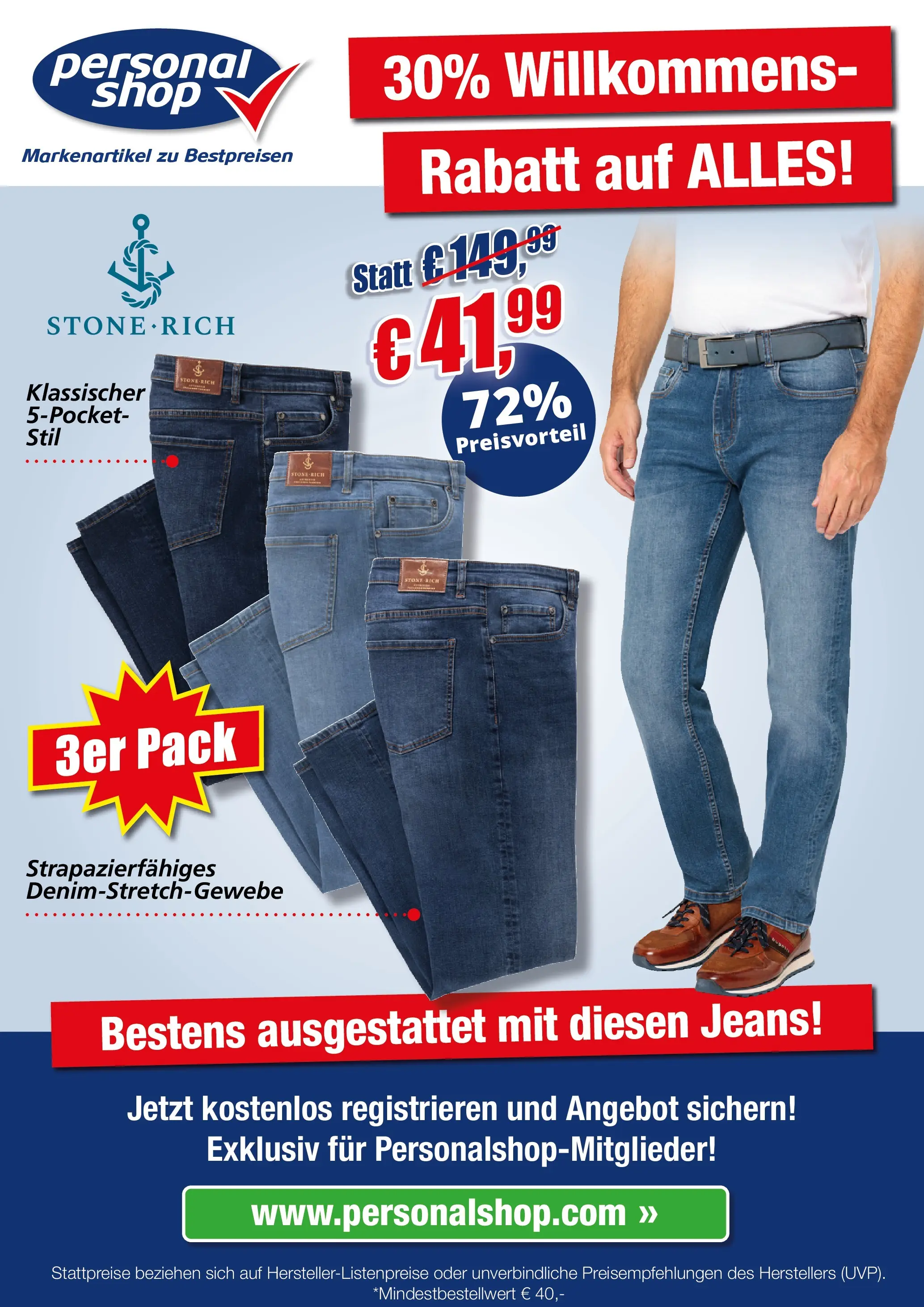Angebote - Personalshop Frühlingskampagne April 2026 V2 (ab 19.04.2026) zum Blättern | Seite: 7 | Produkte: Jeans