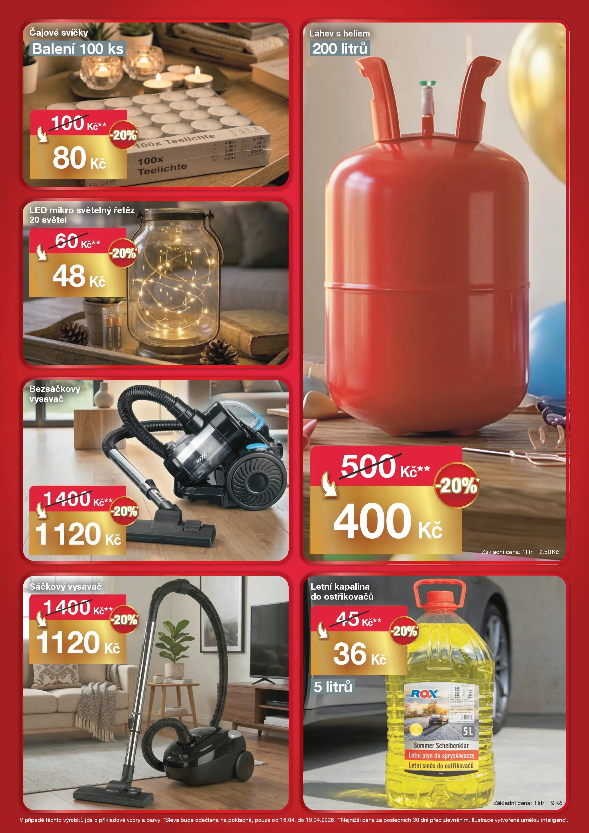 Woolworth leták - Tábor od 16.04.2026 - akční nabídka | Strana: 9 | Produkty: Čajové svíčky, Bezsáčkový vysavač, Světelný řetěz, Láhev