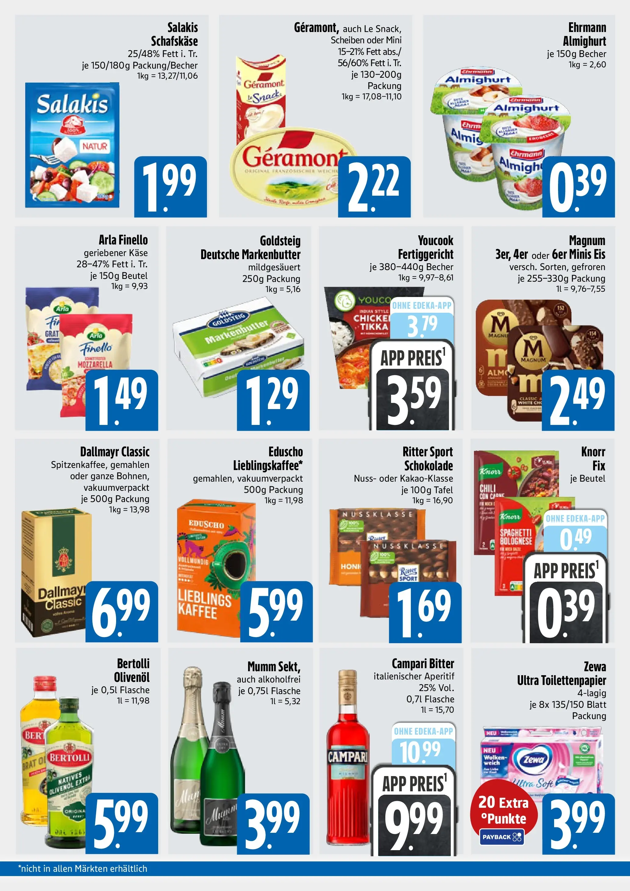 Edeka prospekt München	 (ab 13.04.2026) » Angebote Online | Seite: 2 | Produkte: Knorr fix, Youcook, Öl, Toilettenpapier