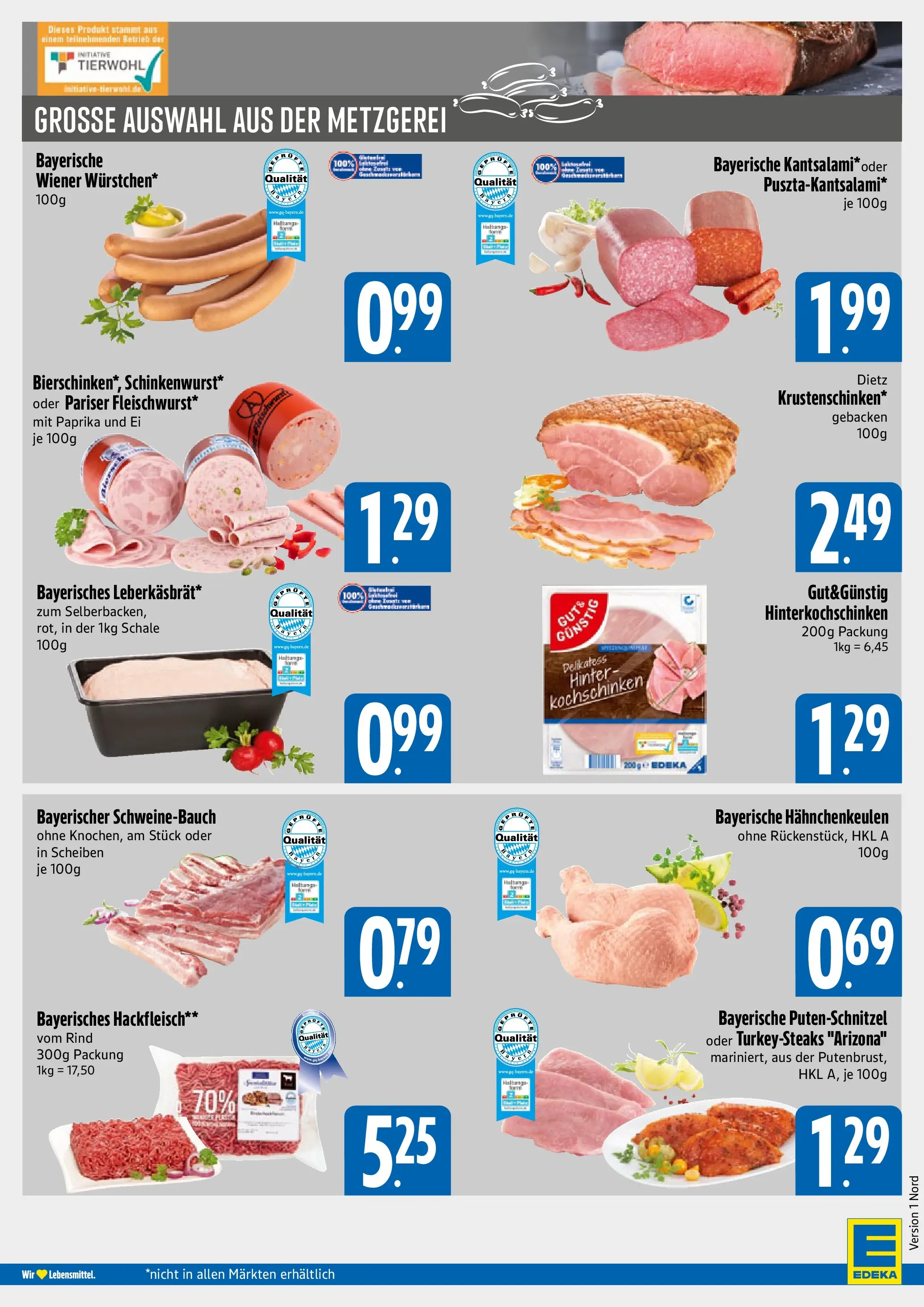 Angebote - E xpress: Wochenangebote (ab 12.04.2026) zum Blättern | Seite: 4 | Produkte: Schweinebauch, Paprika, Putenschnitzel, Hackfleisch