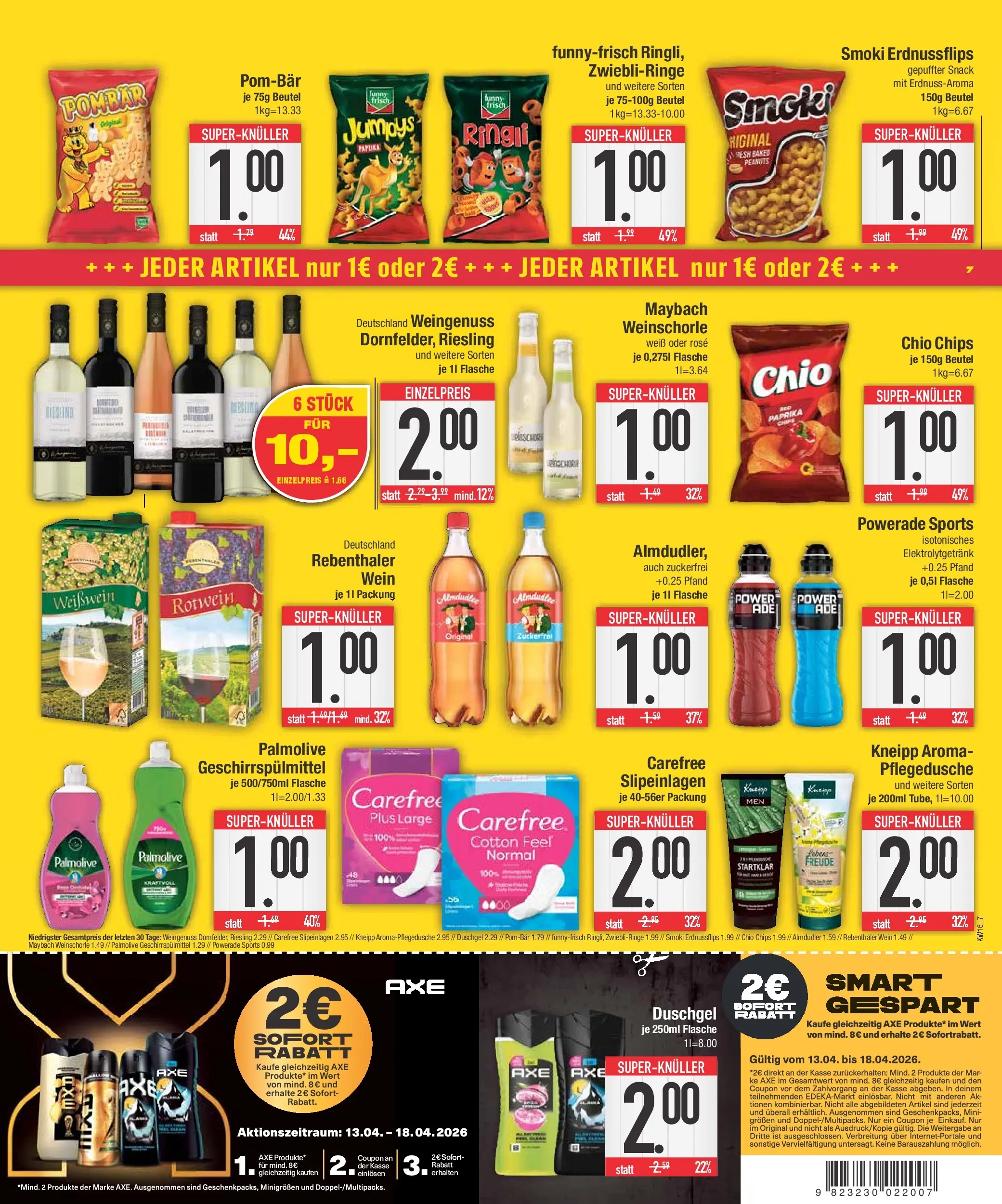 Edeka prospekt Neustadt	 (ab 12.04.2026) » Angebote Online | Seite: 7 | Produkte: Weißwein, Paprika, Geschirrspülmittel, Powerade