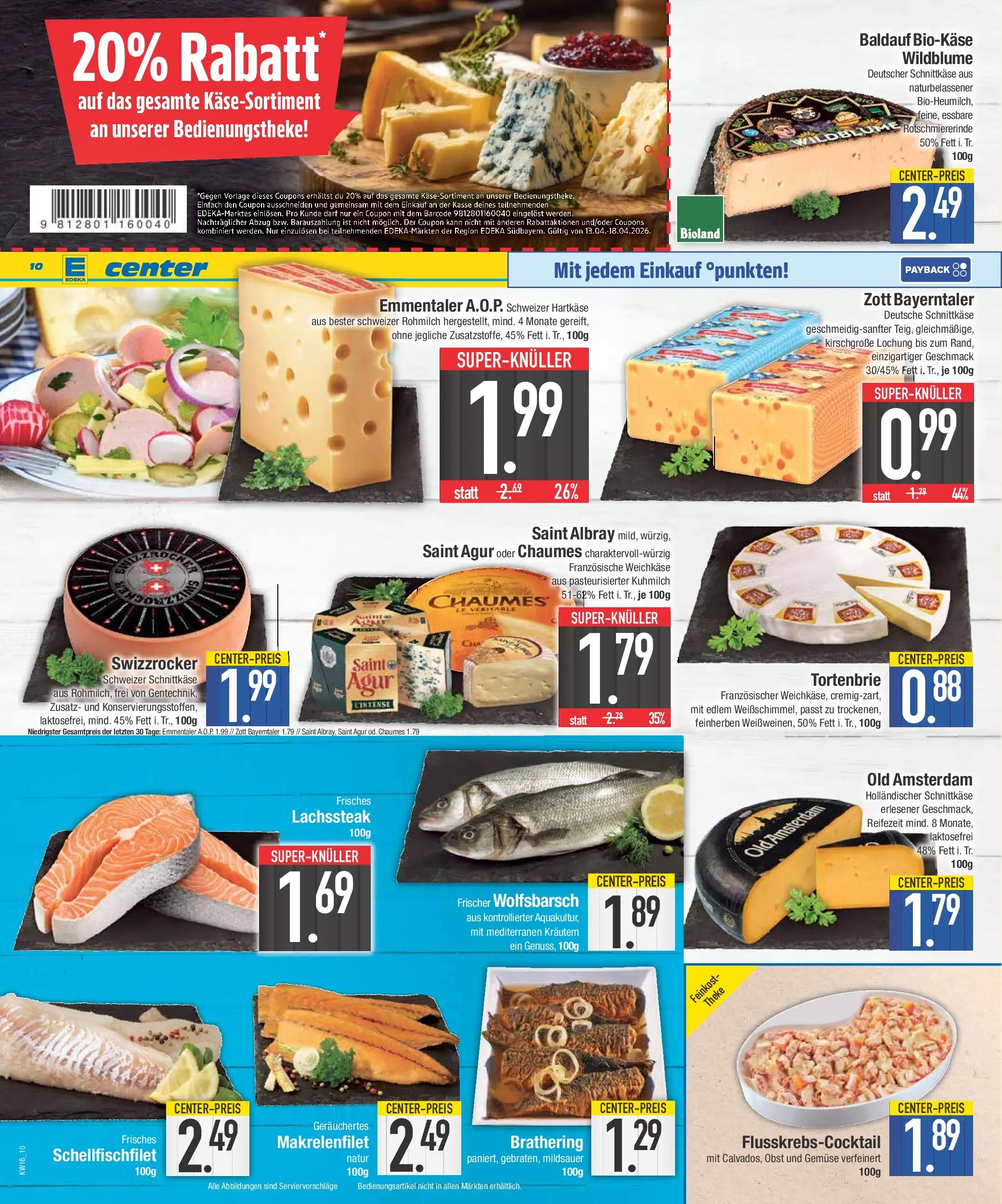 Edeka prospekt Neustadt	 (ab 12.04.2026) » Angebote Online | Seite: 10 | Produkte: Theke, Gemüse, Obst, Steak