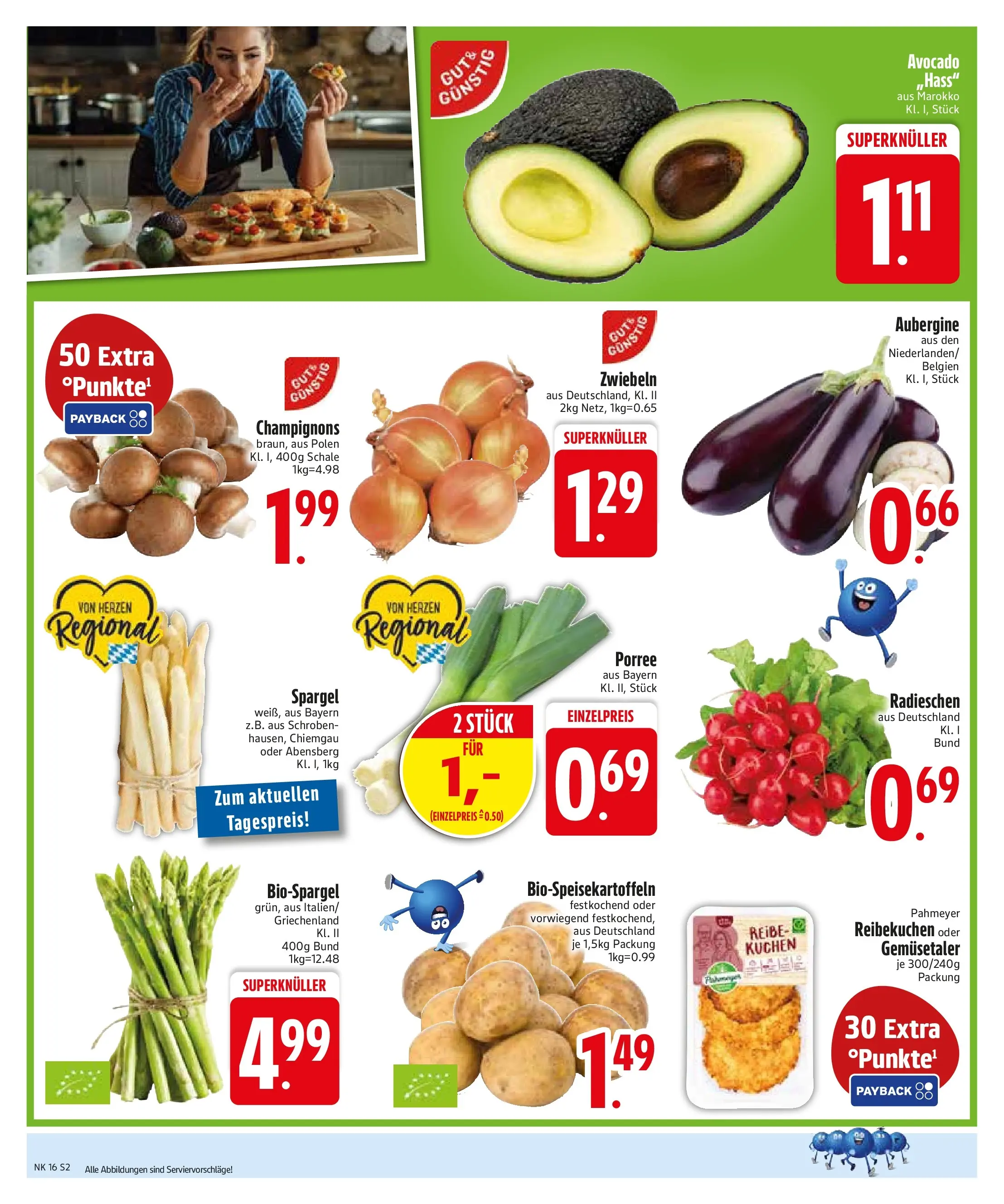 Edeka prospekt München	 (ab 13.04.2026) » Angebote Online | Seite: 4 | Produkte: Spargel, Avocado, Zwiebeln, Kuchen