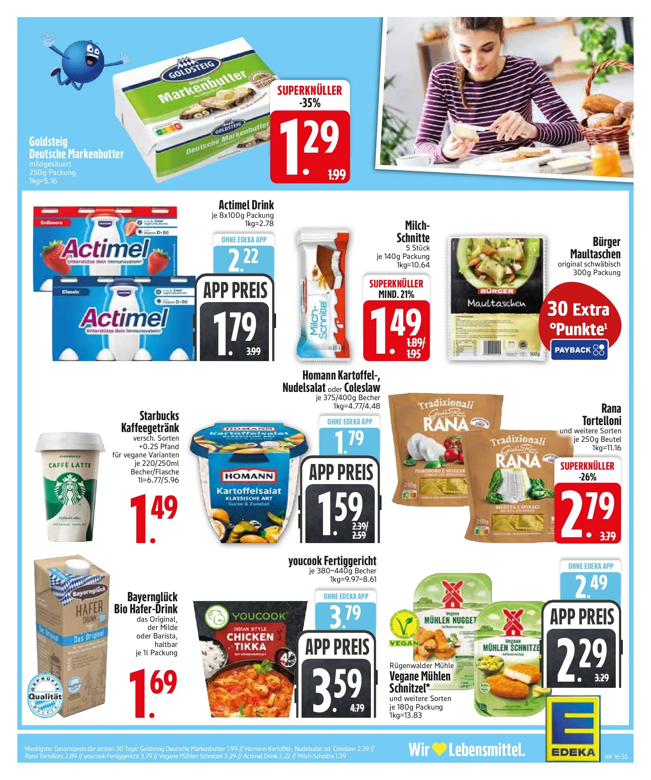 Edeka prospekt München	 (ab 13.04.2026) » Angebote Online | Seite: 7 | Produkte: Mühle, Milch, Burger, Haferdrink