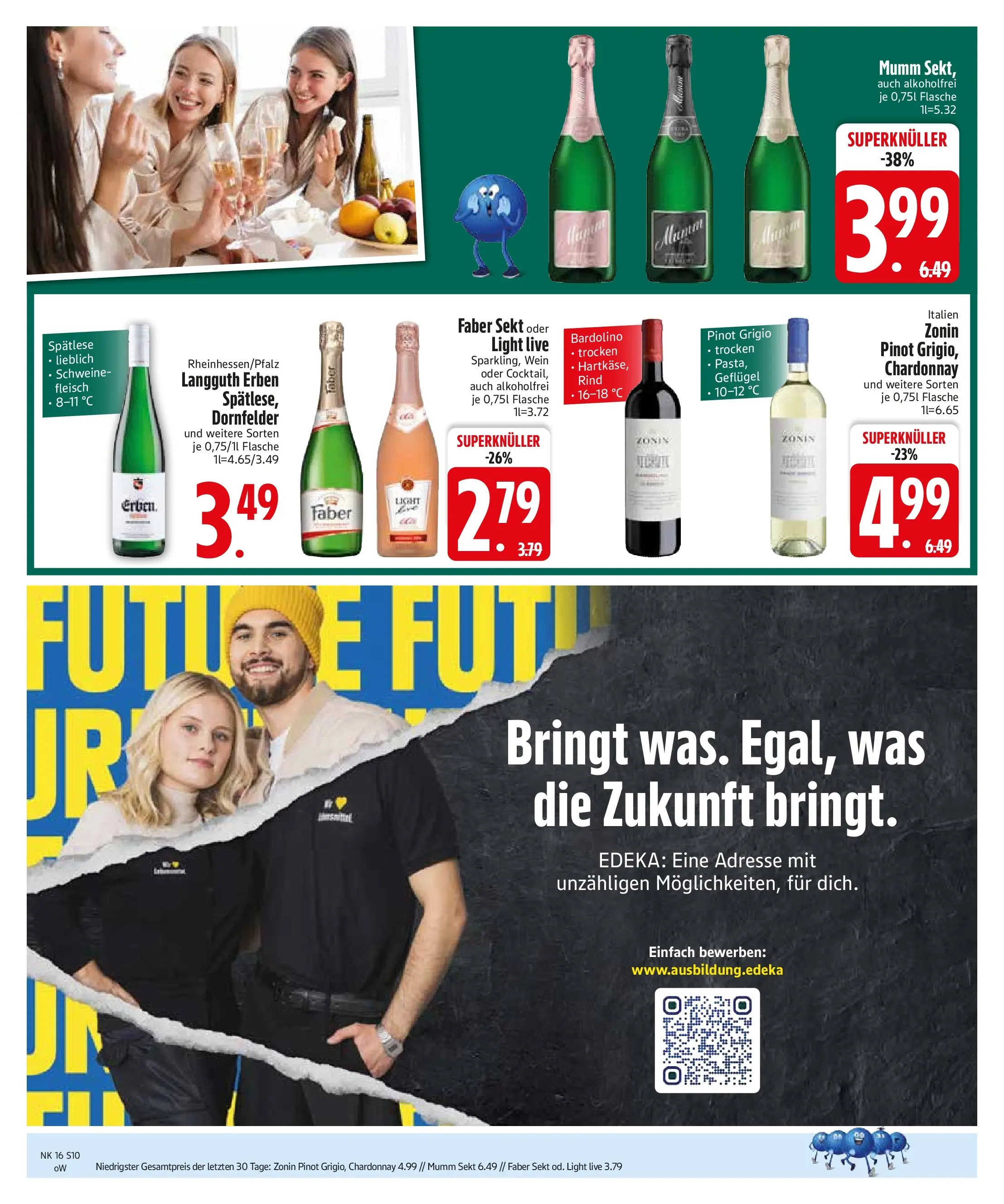 Edeka prospekt München	 (ab 13.04.2026) » Angebote Online | Seite: 12 | Produkte: Mumm sekt, Pasta, Wein, Fleisch