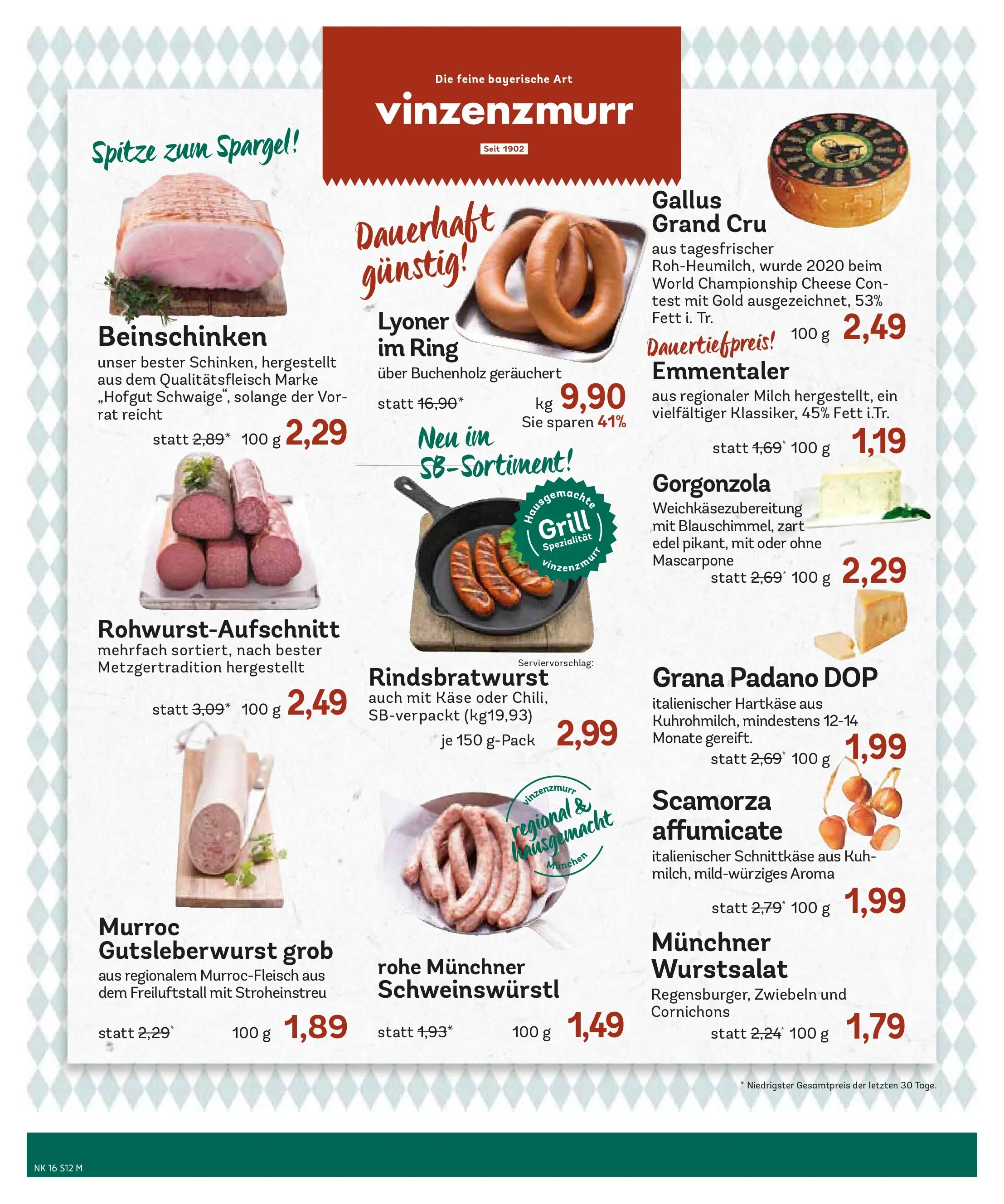 Edeka prospekt München	 (ab 13.04.2026) » Angebote Online | Seite: 14 | Produkte: Milch, Käse, Mascarpone, Spargel