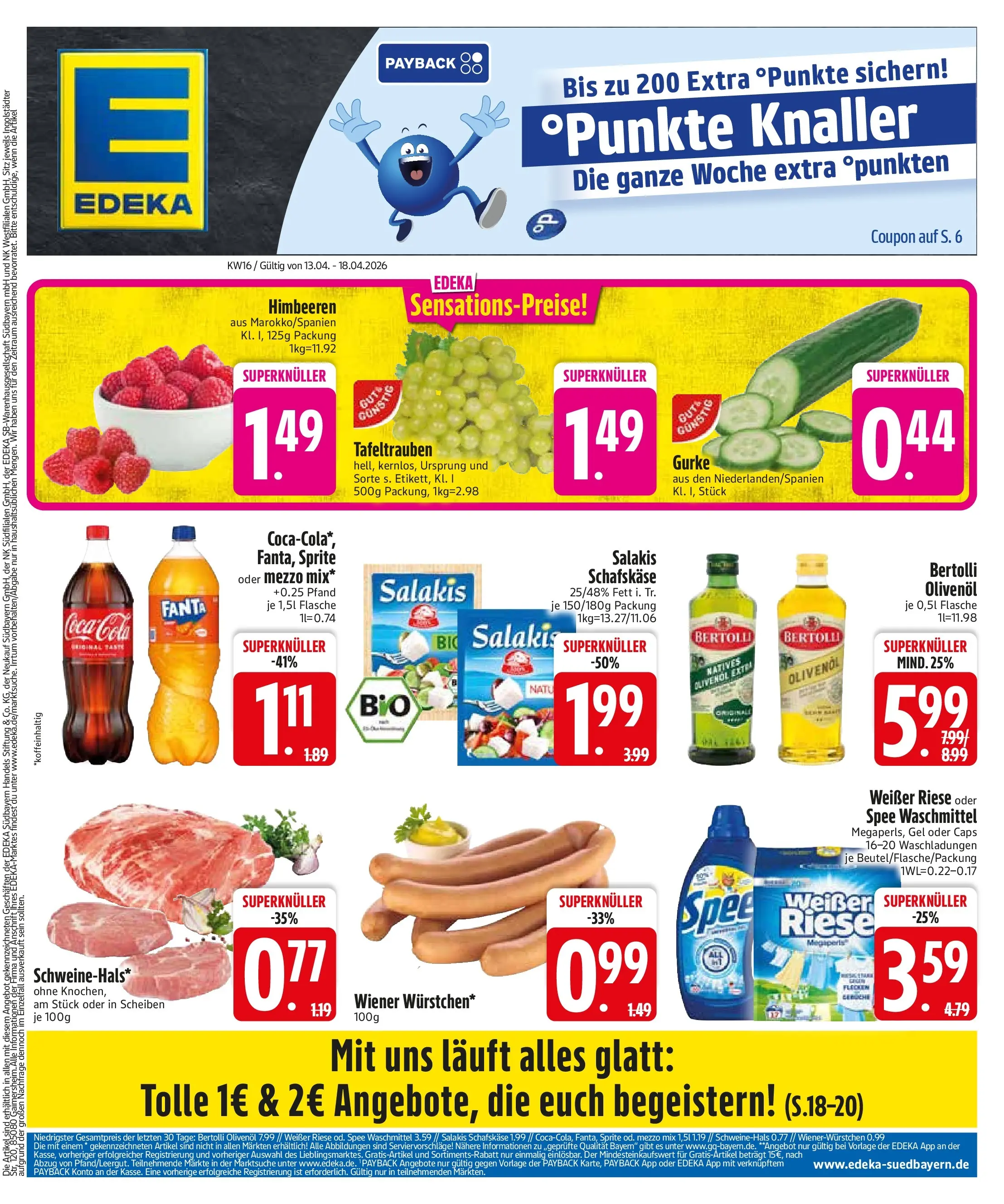 Edeka prospekt Inning/Ammersee	 (ab 13.04.2026) » Angebote Online | Seite: 3 | Produkte: Coca cola, Fanta, Sprite, Cola
