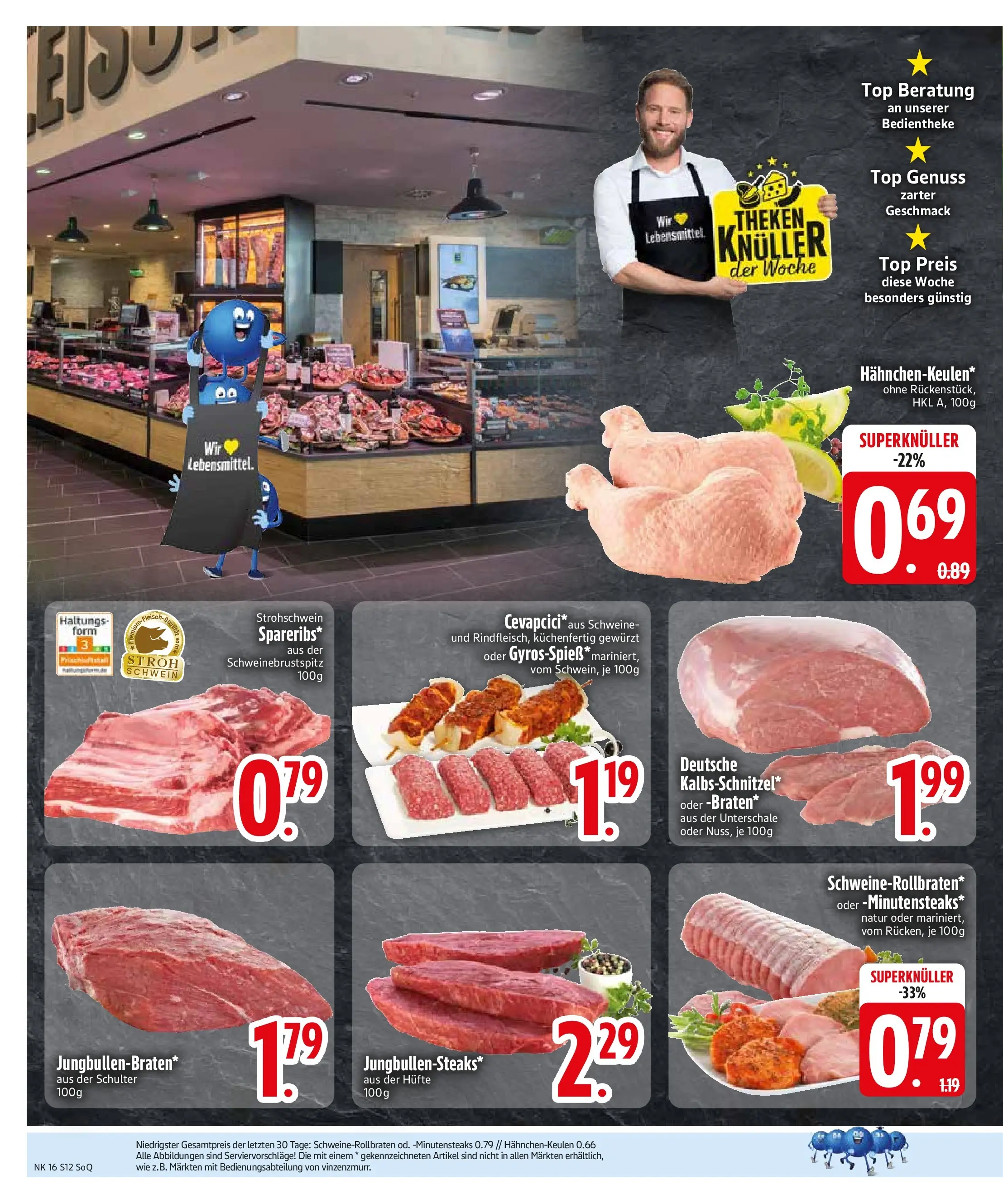 Edeka prospekt Inning/Ammersee	 (ab 13.04.2026) » Angebote Online | Seite: 14 | Produkte: Top, Hahnchen, Cevapcici