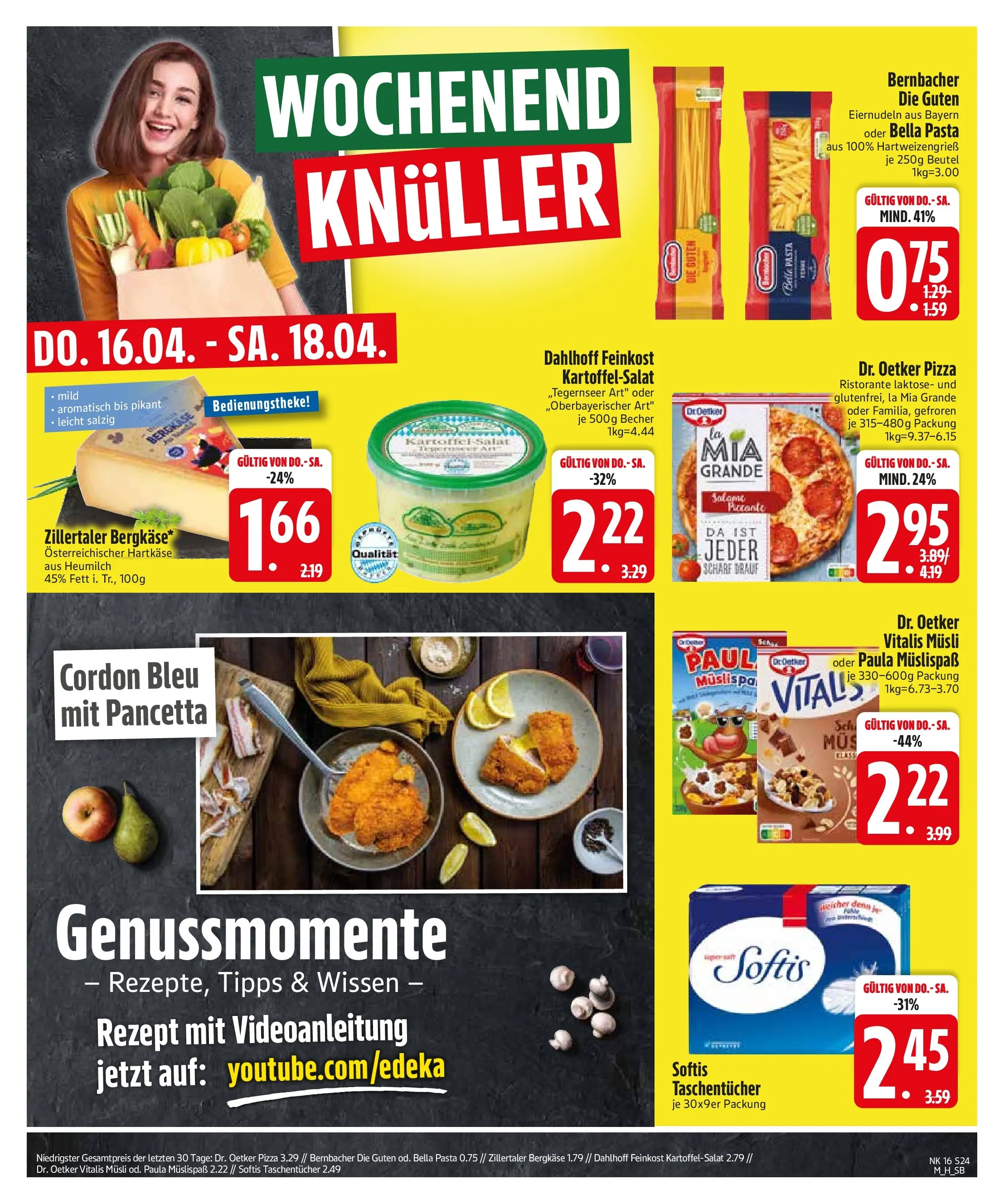 Edeka prospekt München	 (ab 13.04.2026) » Angebote Online | Seite: 26 | Produkte: Musli, Ristorante, Pizza, Salat