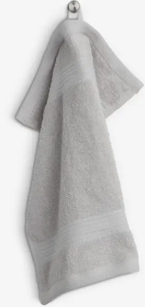 JYSK Кърпа за лице KARLSTAD 28x30 светлосива