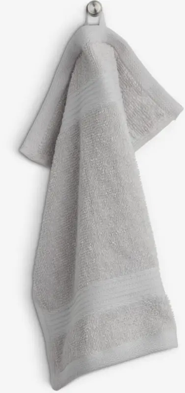 JYSK Кърпа за лице KARLSTAD 28x30 светлосива