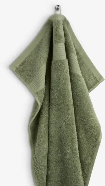 JYSK Кърпа KARLSTAD 50x100 маслиненозелена KRONBORG