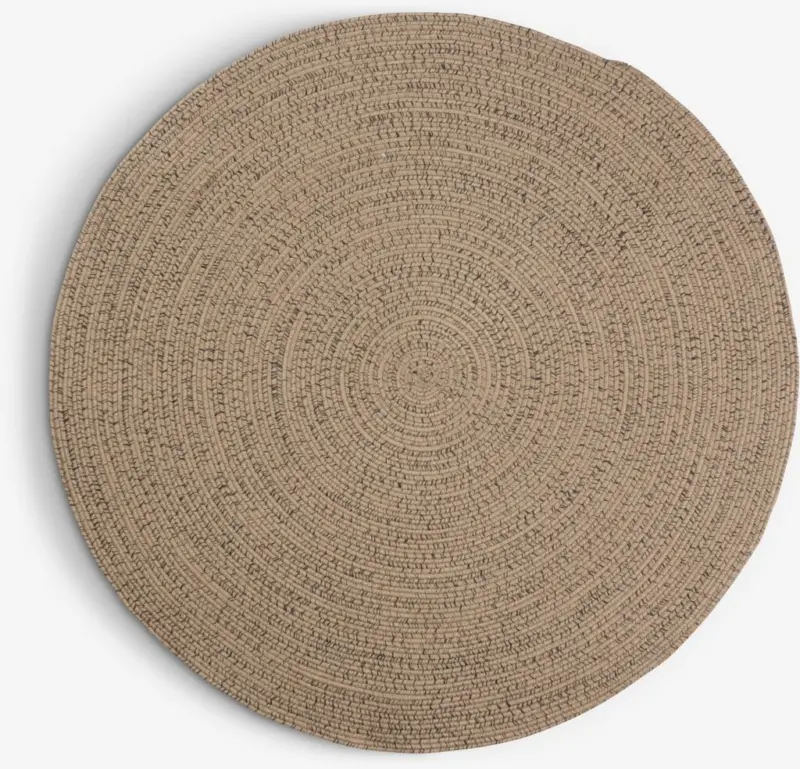 JYSK Килим BUESTARR &Oslash;120 натурал/сиво