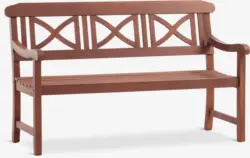 JYSK Градинска пейка MYRKDALEN Ш146 x Дълб.63 твърда дървесина