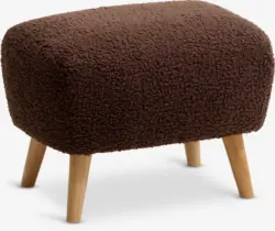 JYSK Табуретка VILDSUND 52x41 кафяв текстил/натурал