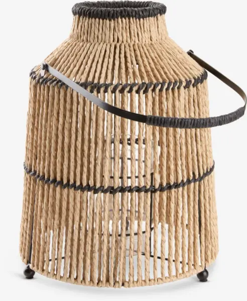 JYSK Фенер MAALTHE &Oslash;27xВ35см цвят натурал/черен