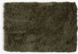 JYSK Постелка за баня SANDVIKEN 60x90 маслиненозелен KRONBORG