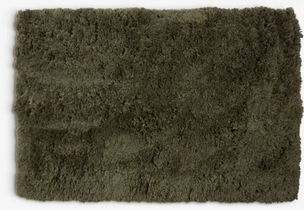 JYSK Постелка за баня SANDVIKEN 60x90 маслиненозелен KRONBORG