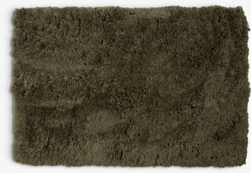 JYSK Постелка за баня SANDVIKEN 60x90 маслиненозелен KRONBORG