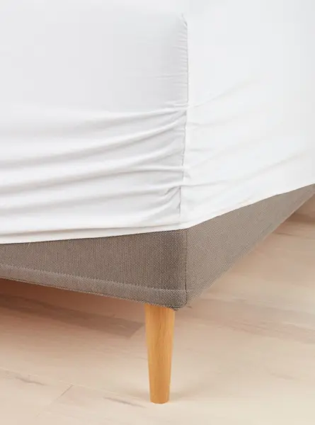 JYSK Чаршаф с ластик VIVIAN 160x200x35 бял