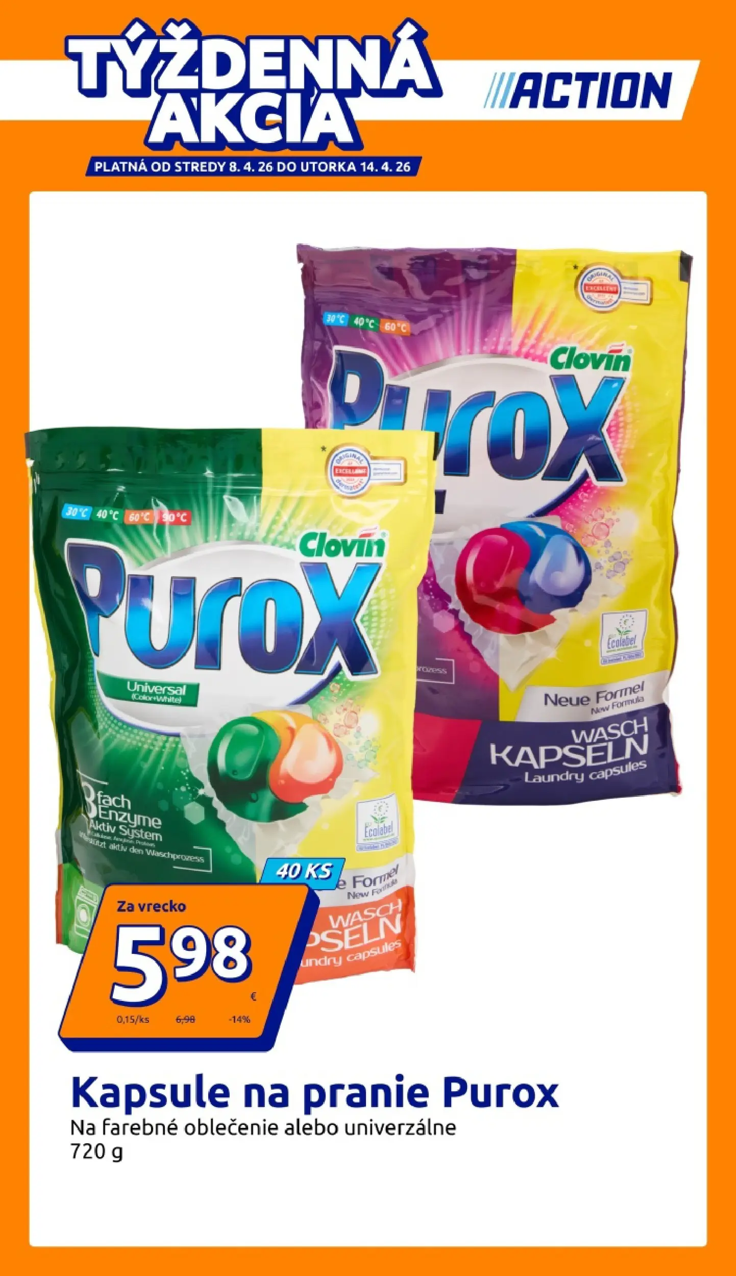 Action leták platný do 14.04.2026 od 08.04.2026 » aktuálna akcia | Strana: 1
