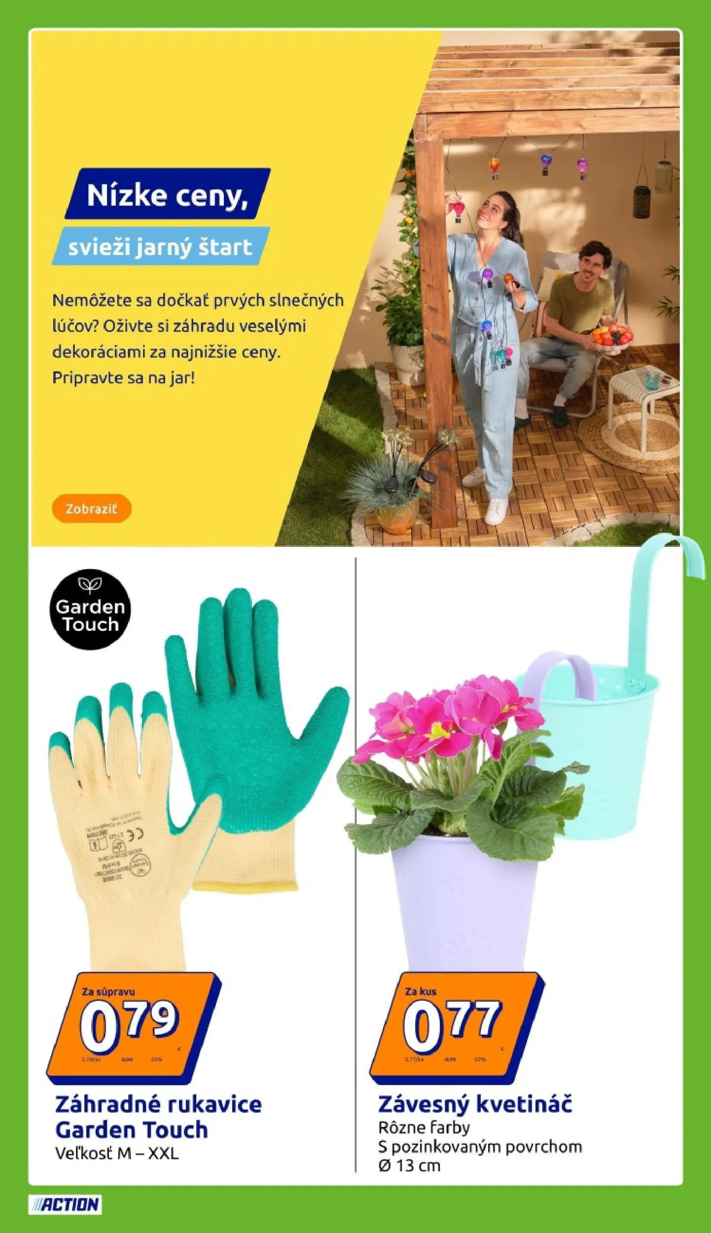 Action leták platný do 14.04.2026 od 08.04.2026 » aktuálna akcia | Strana: 14 | Produkty: Kvetináč, Rukavice, Jar